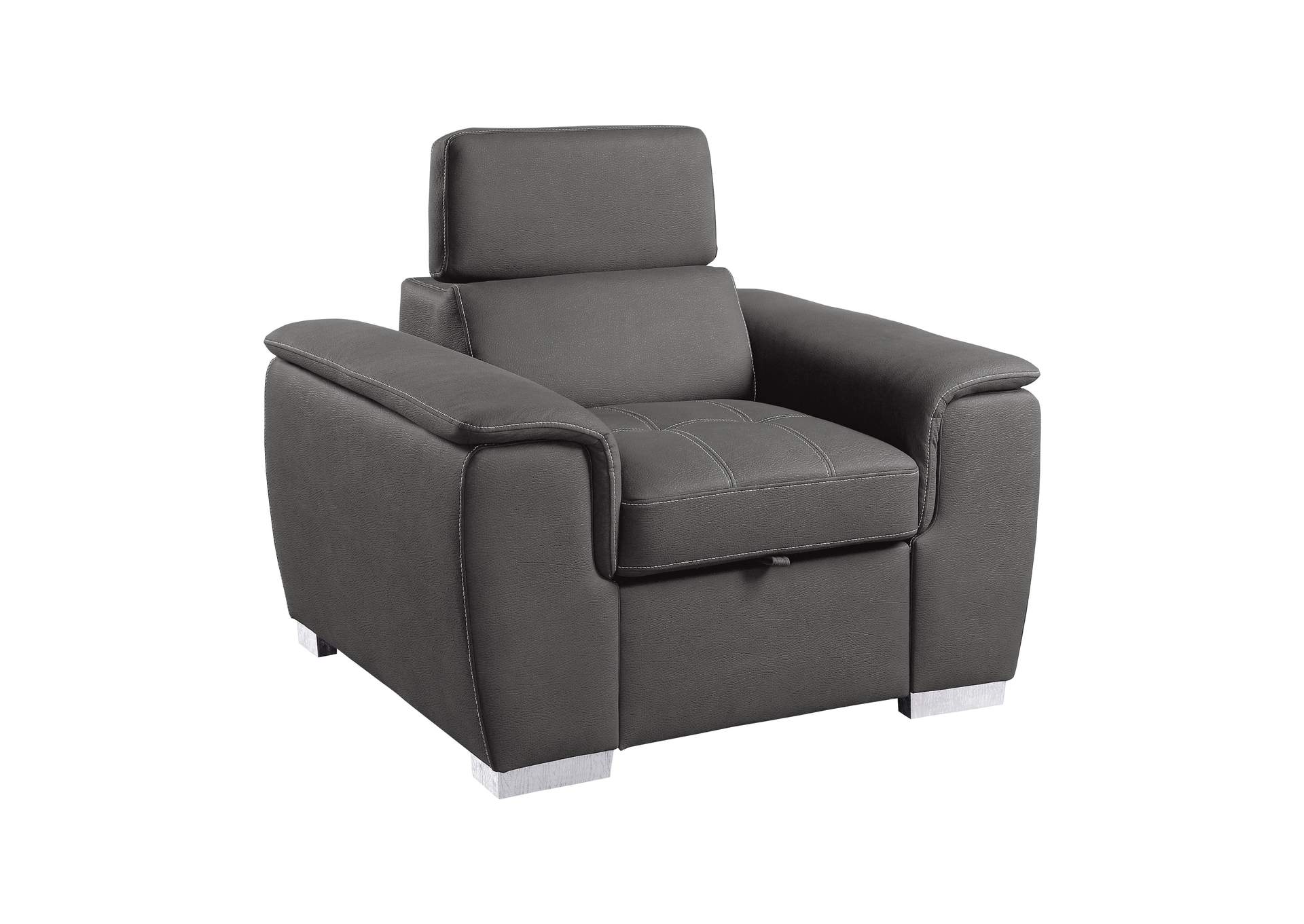 Ferriday Chair with Pull-out Ottoman image 4
