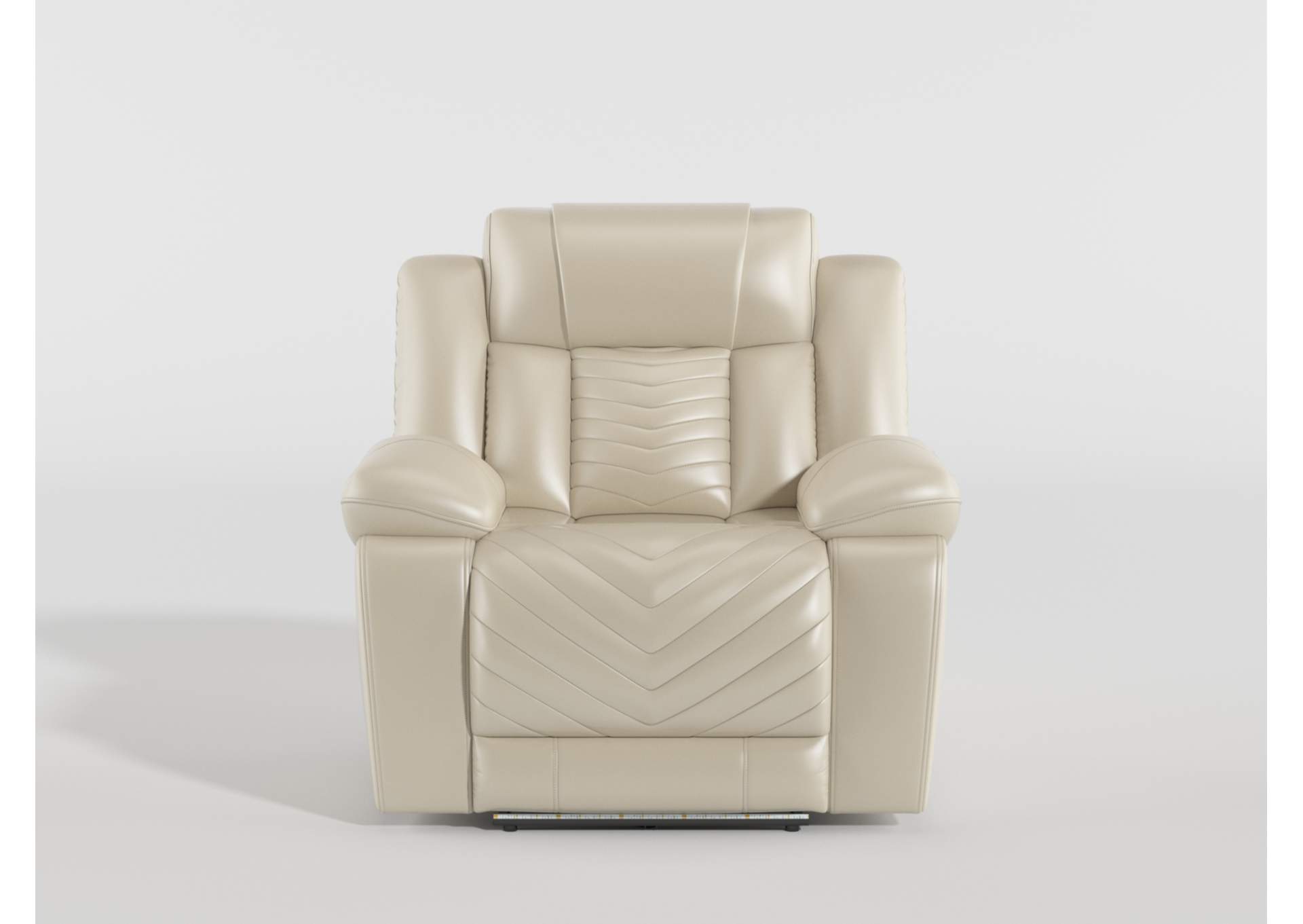 Power Reclining Chair with LED and Charging Ports image 4