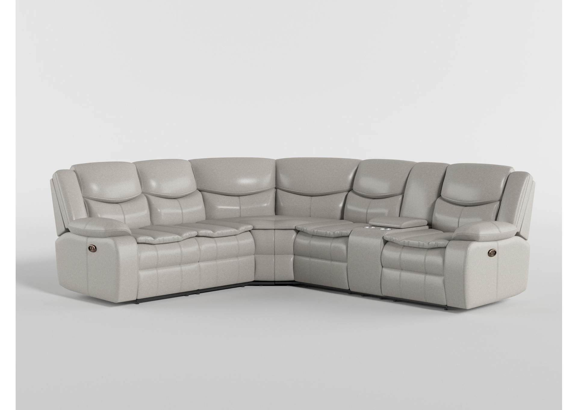 Fargo 3-Piece Power Reclining Sectional with Right Console image 9