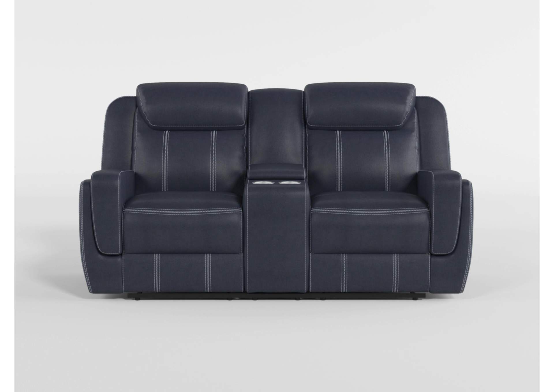 Littleton Double Reclining Love Seat with Center Console, Receptacles and USB Ports image 9