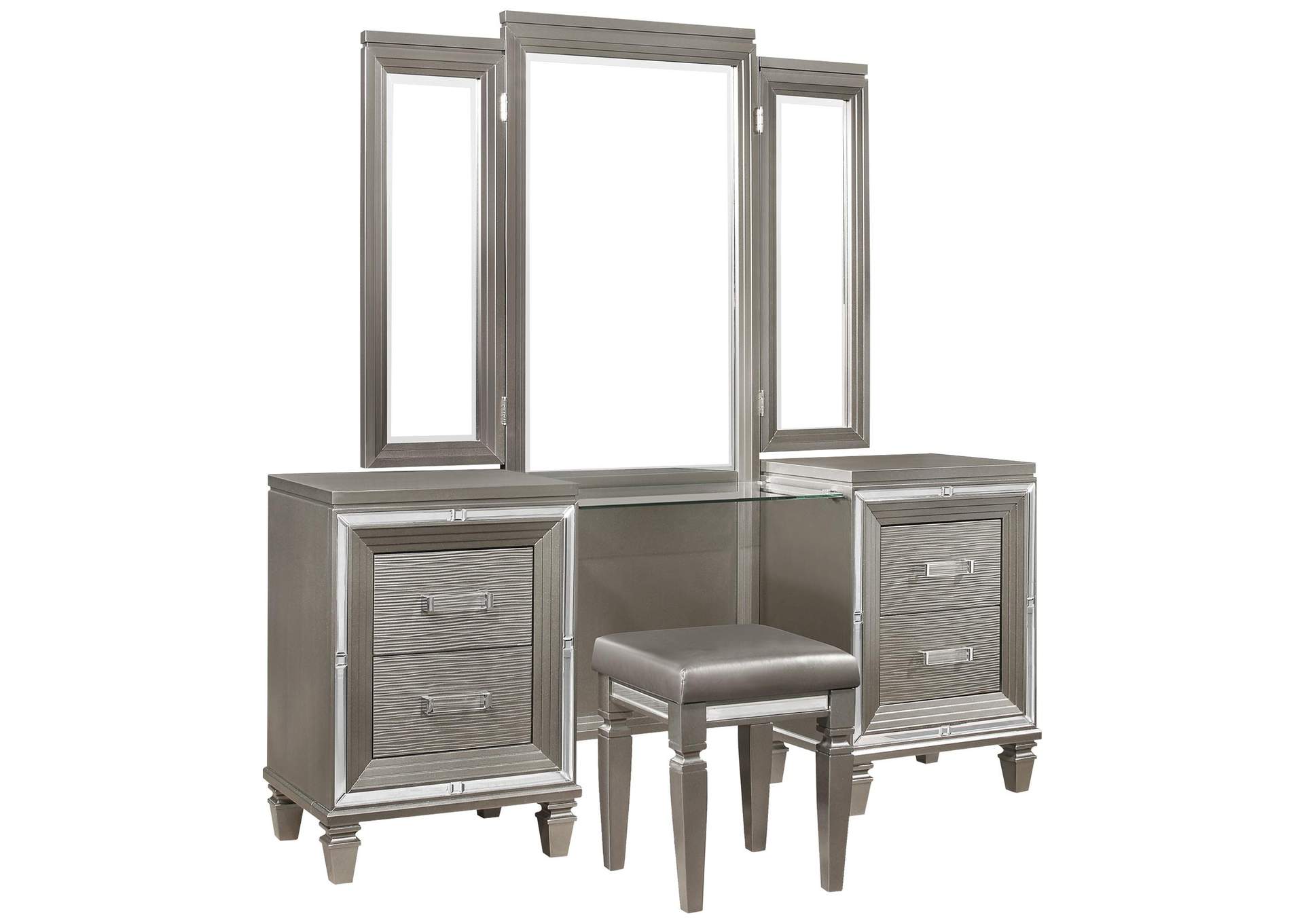Tamsin Dressing Table with Mirror image 4