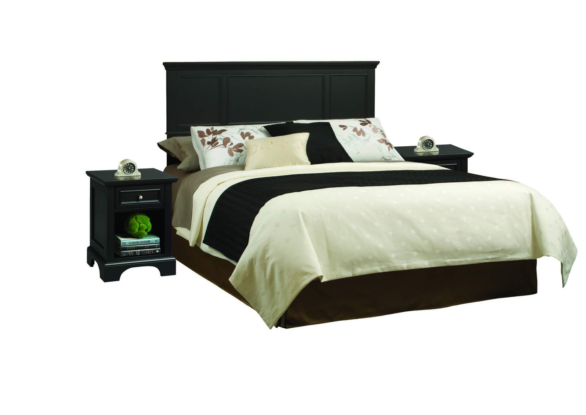 Ashford Queen Headboard and Two Nightstands by Homestyles