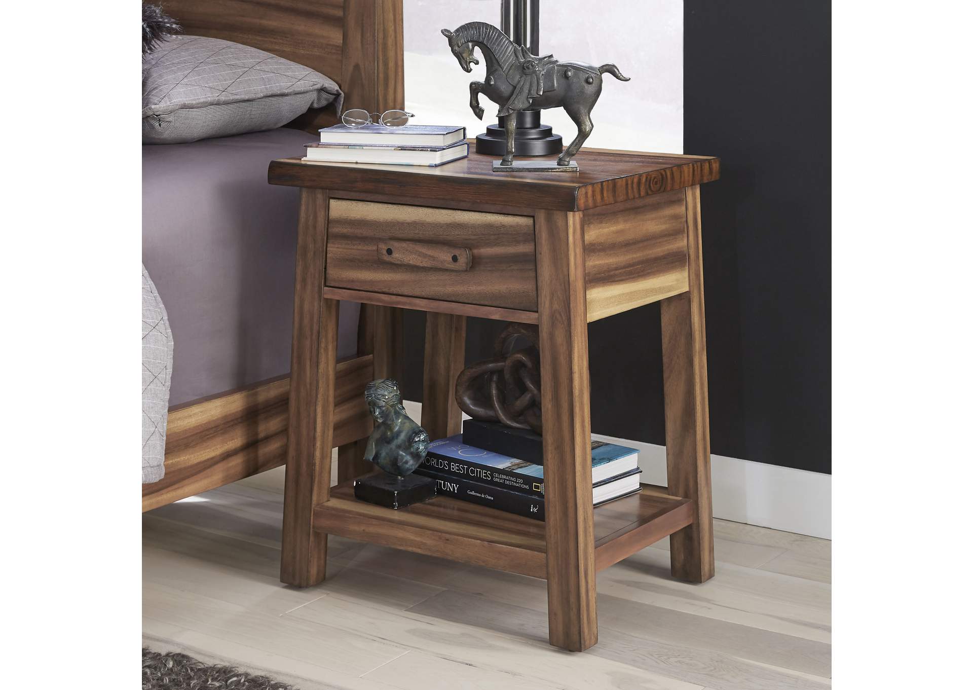 Forest Retreat Nightstand by Homestyles