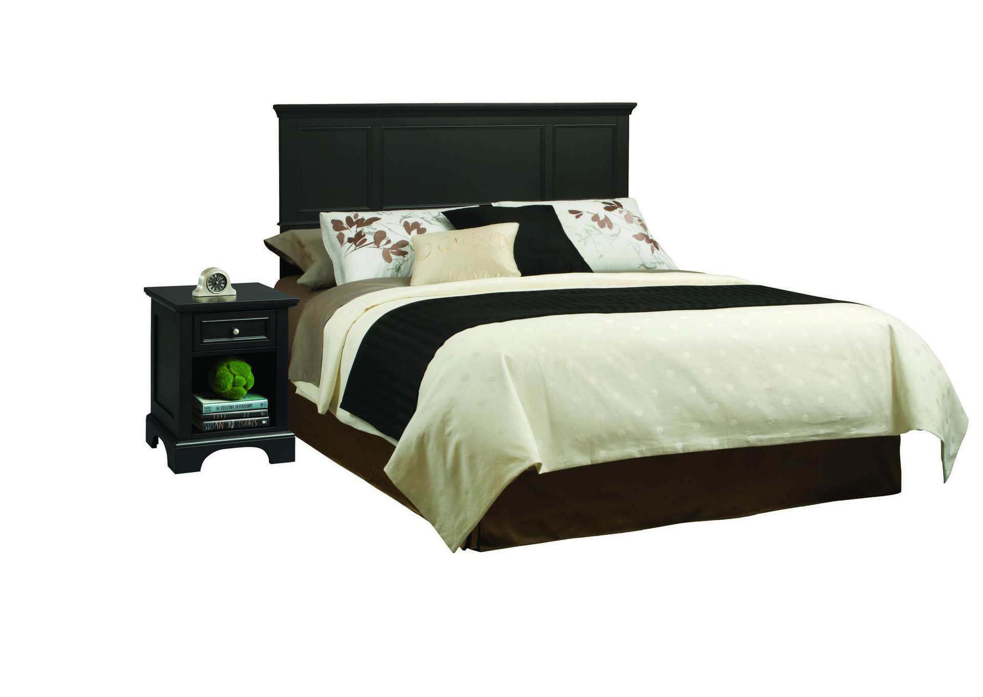 Ashford Queen Headboard and Nightstand by Homestyles