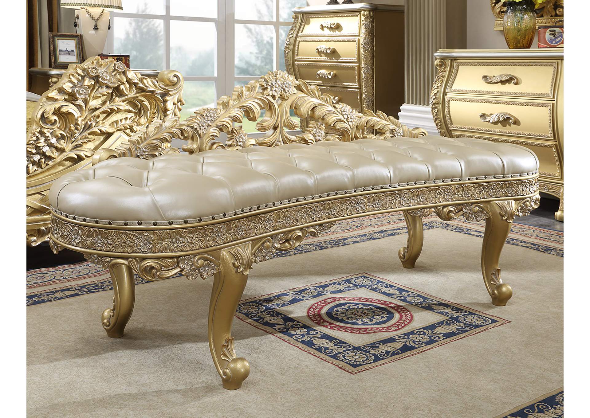 Bright Gold Bench image 1