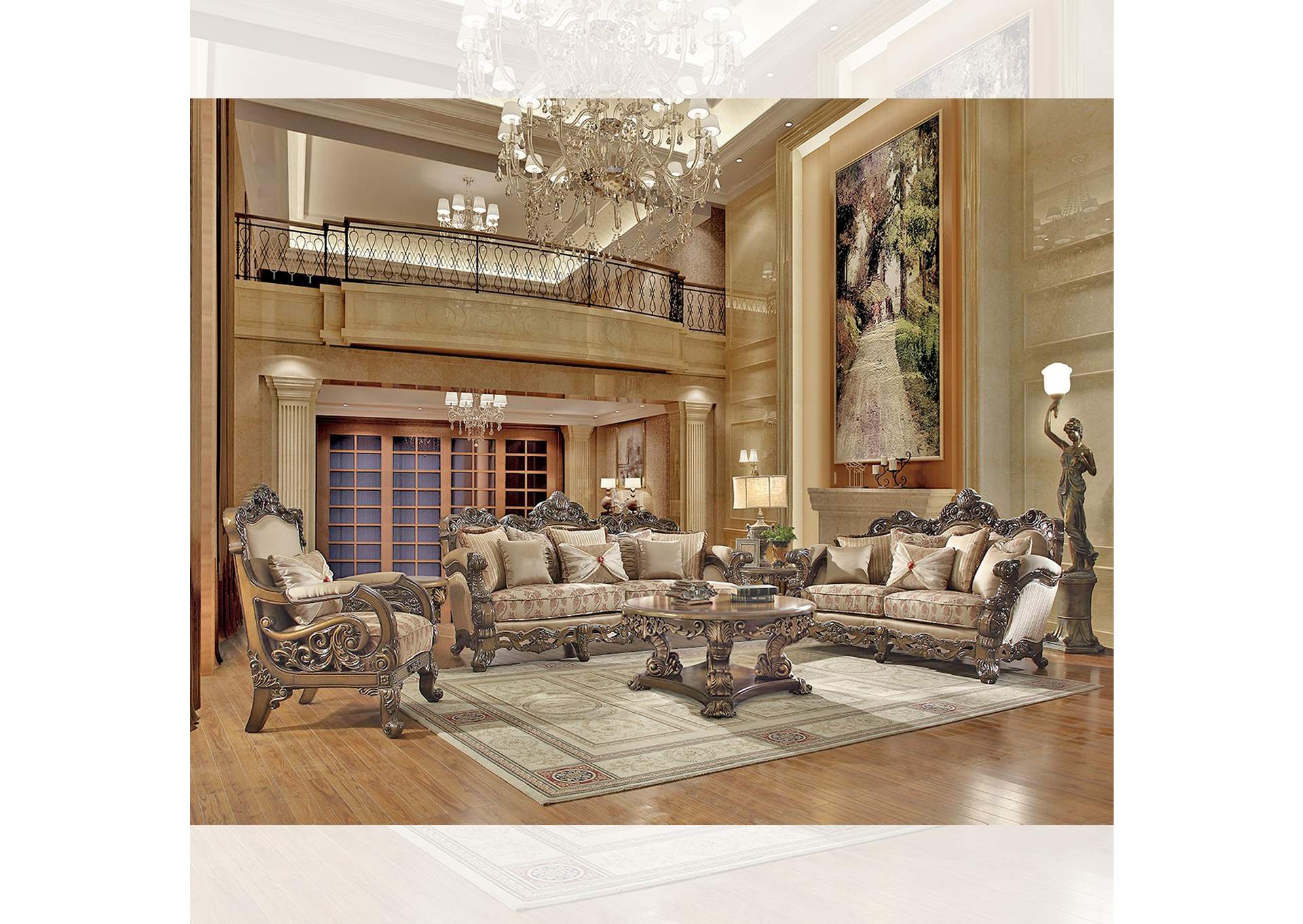 HD-2658 - 3Pc Sofa Set