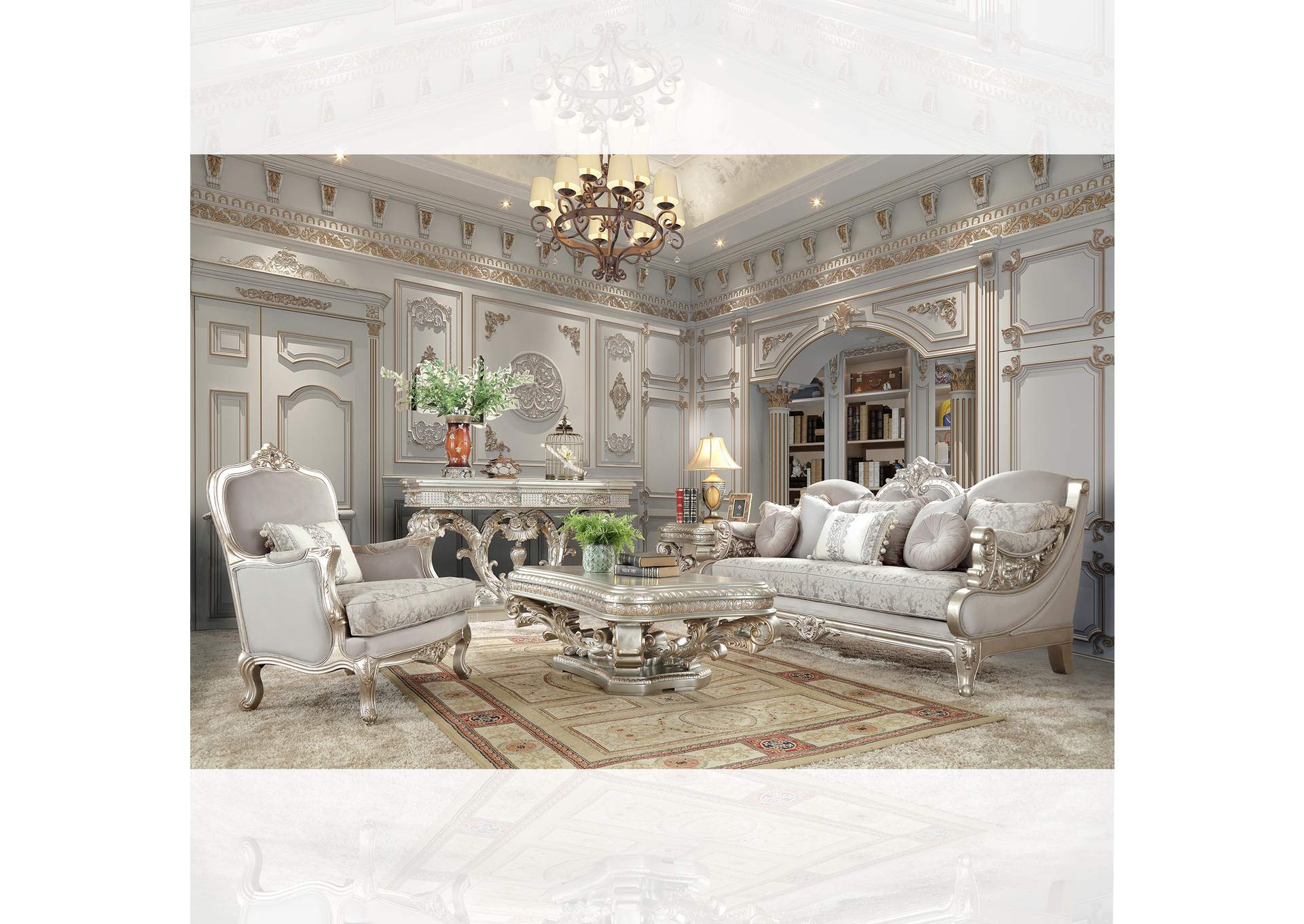 Silver Sofa