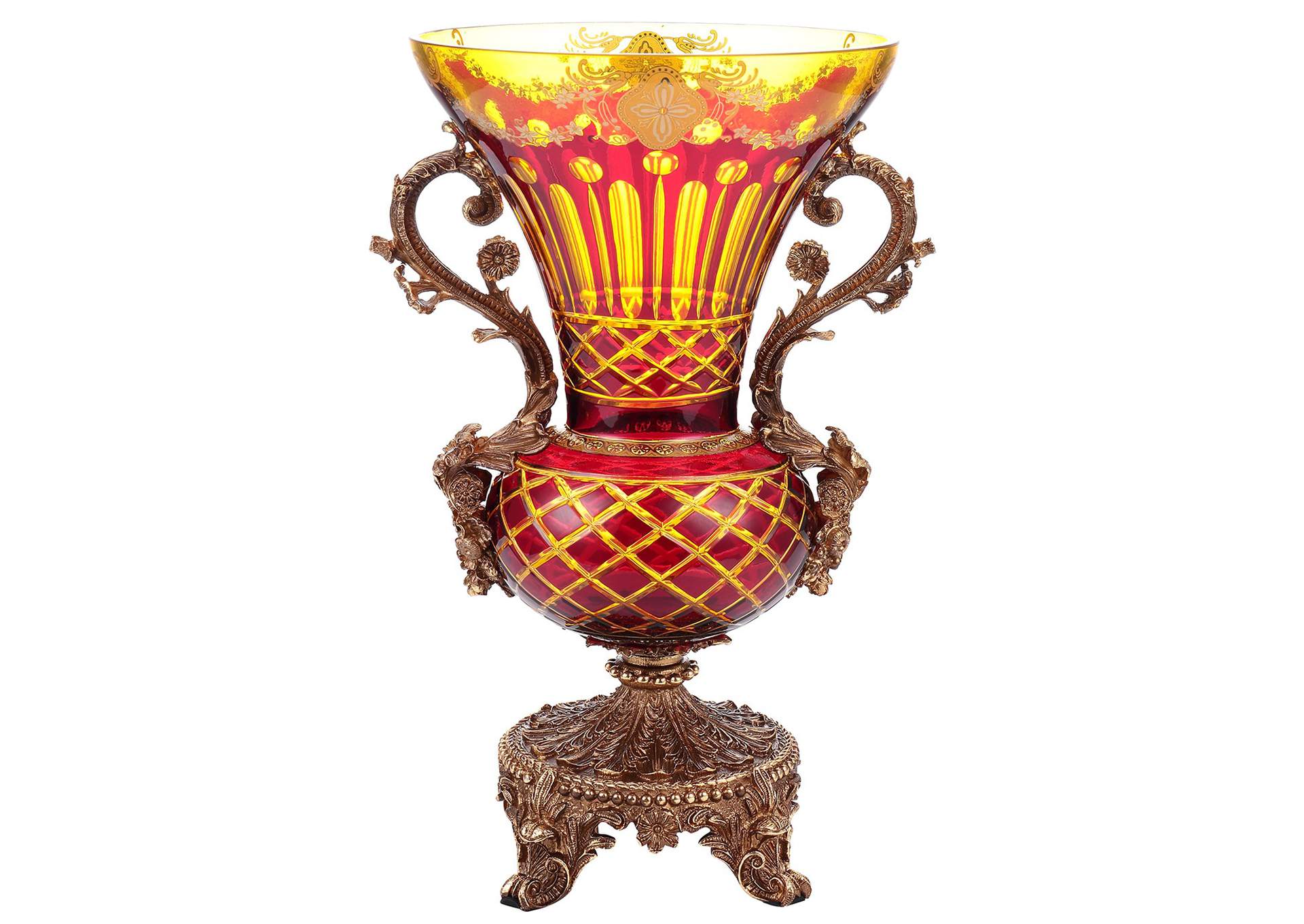 Red - Yellow Vase image 1