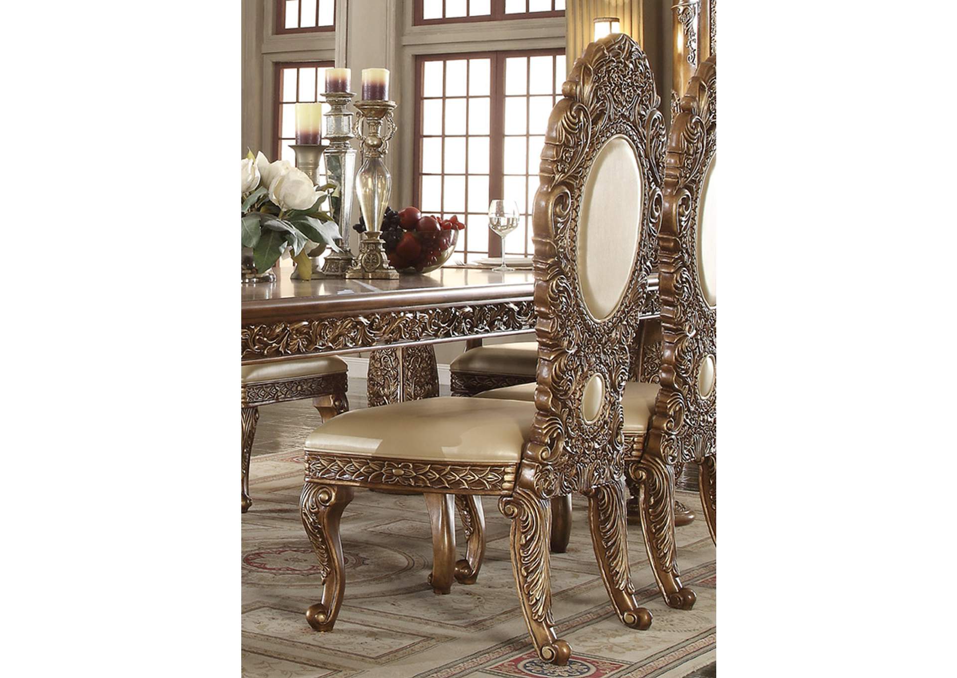 HD-8018 - 9Pc Dining Table Set