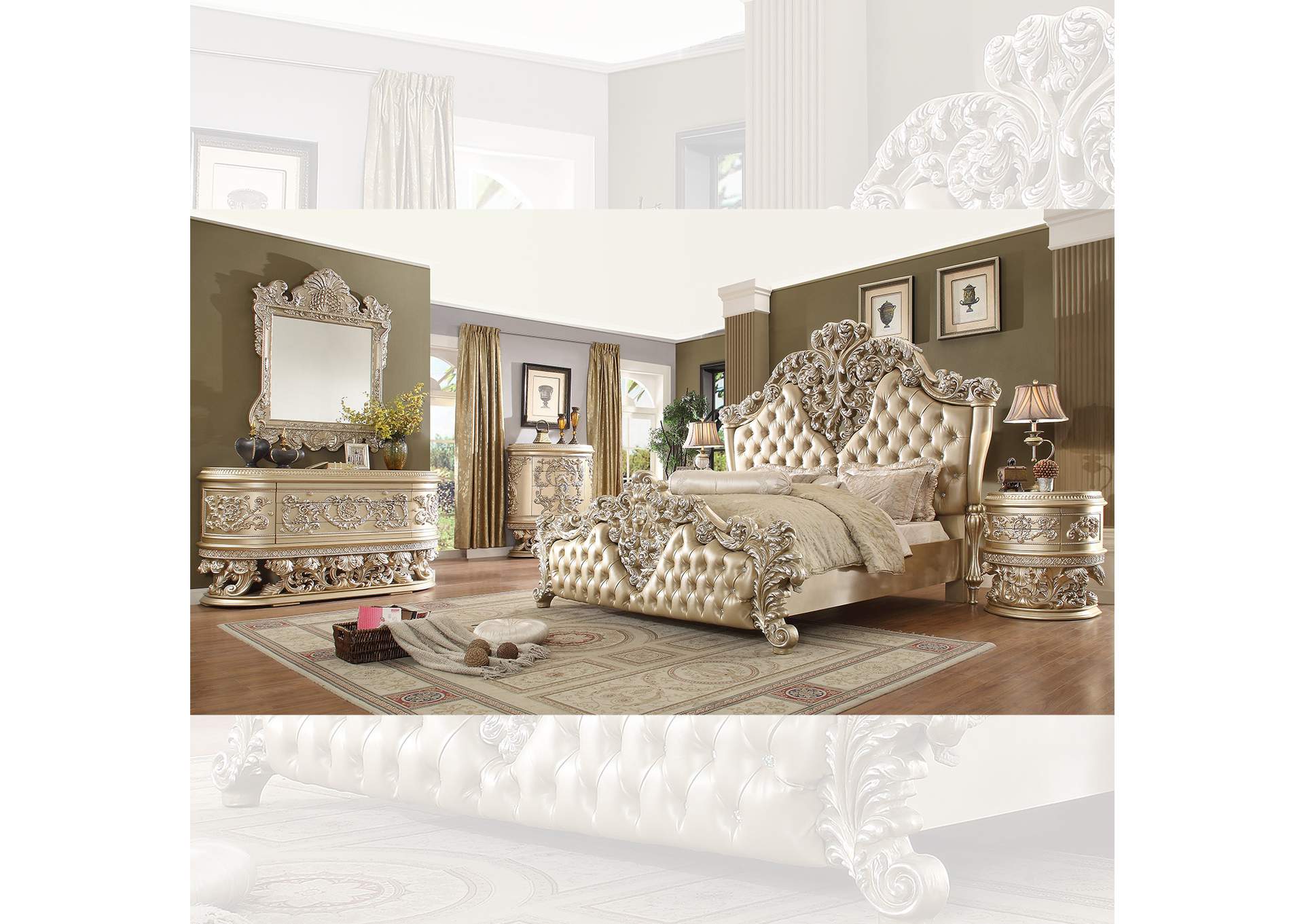 HD-8022 - 5Pc Bedroom Set