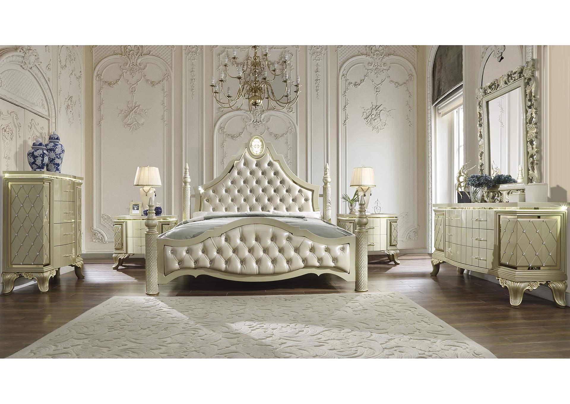 HD-8092 - 5Pc Bedroom Set<Br> <Font Color="Red">(Special Order)</Font> image 1