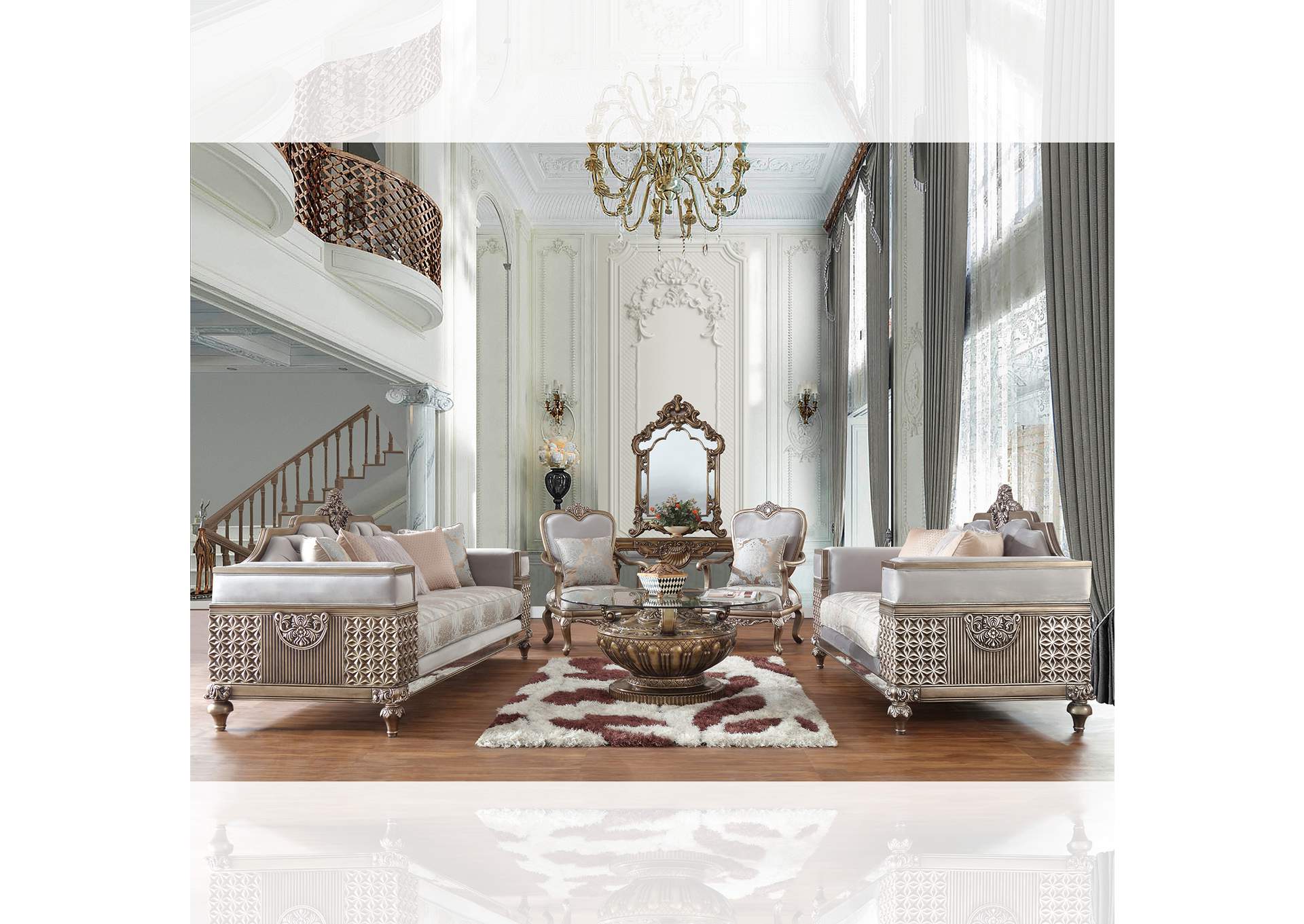 HD-6033 - 3Pc Sofa Set