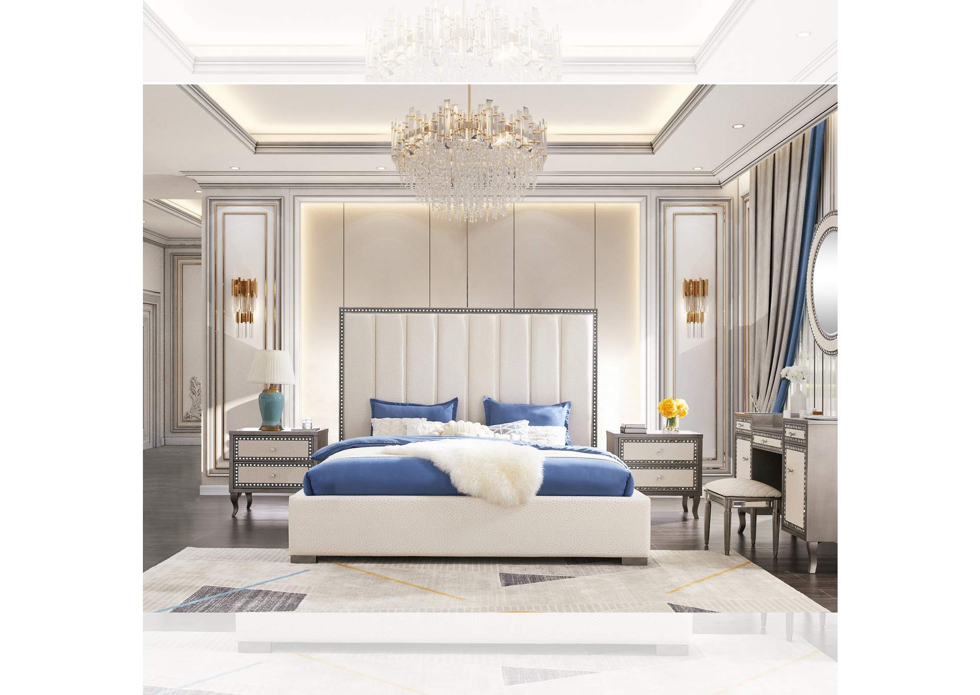 HD-6040 - 5Pc Bedroom Set image 1