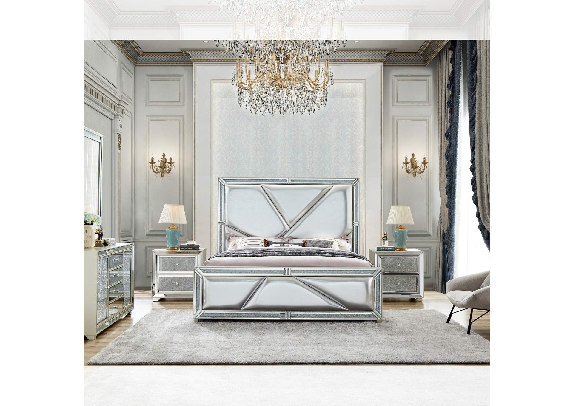 HD-6045 - Ek 5Pc Bedroom Set image 1