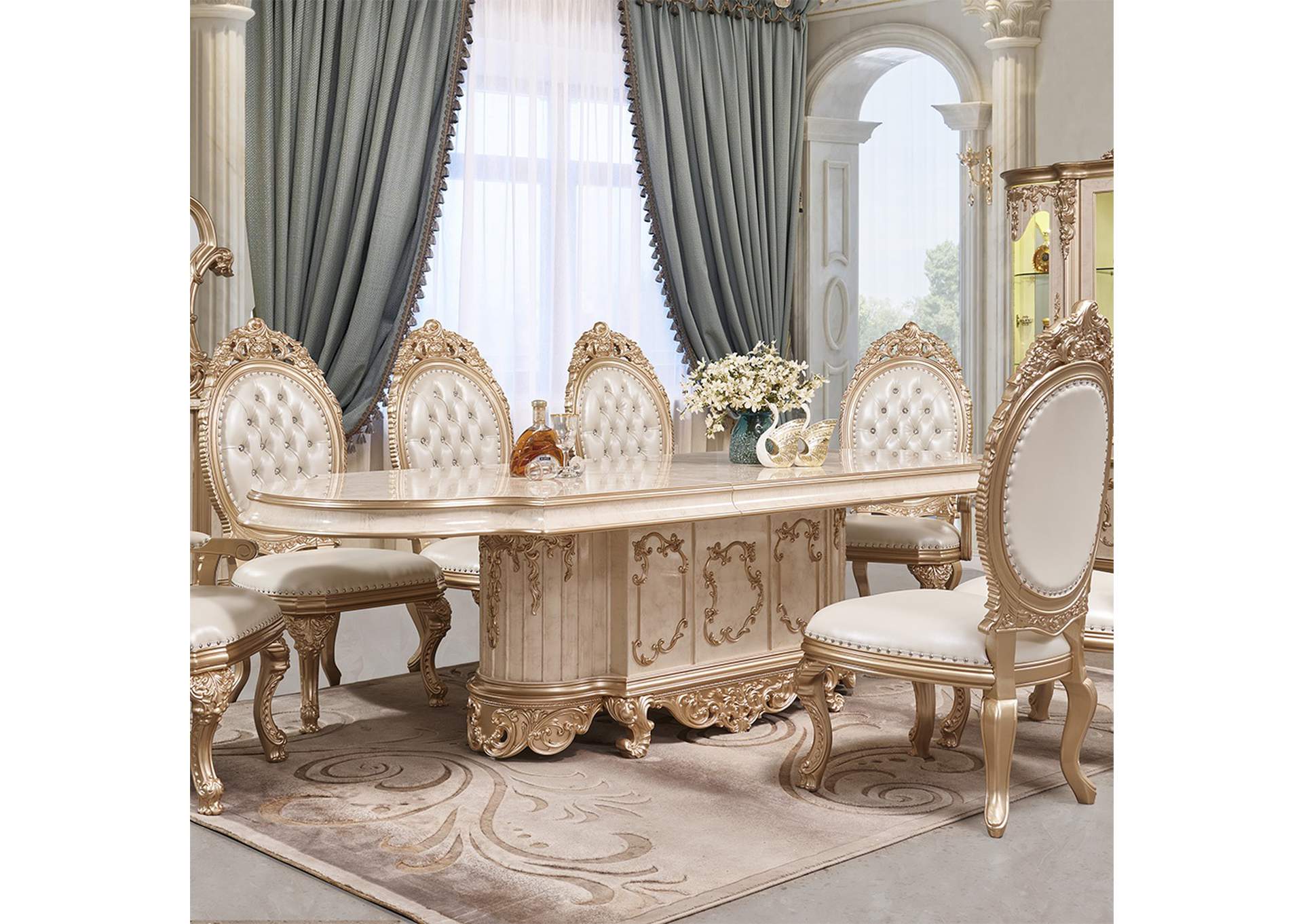 HD-9102 - 9Pc Dining Set image 4