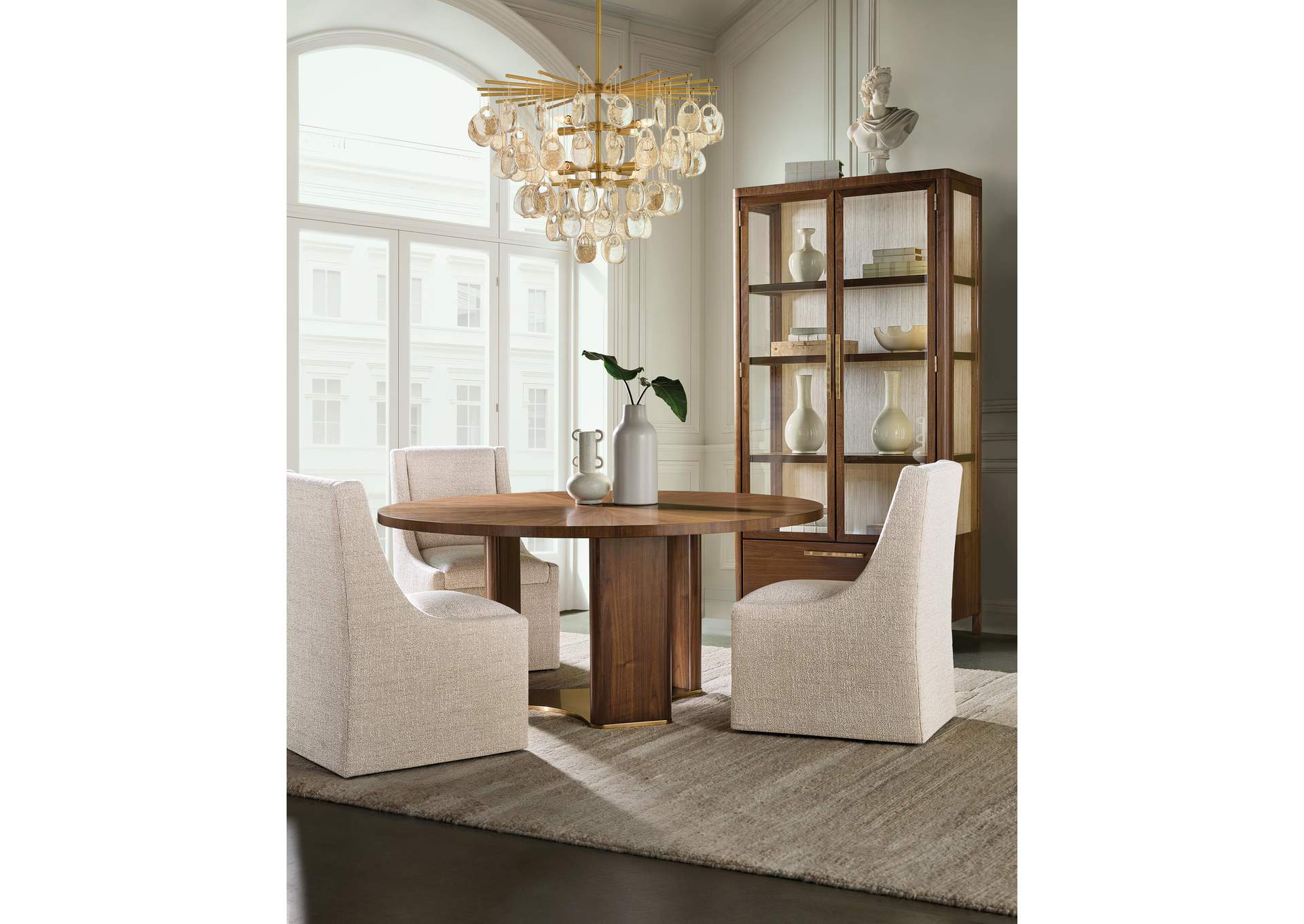 Eleana Castered Arm Chair image 6