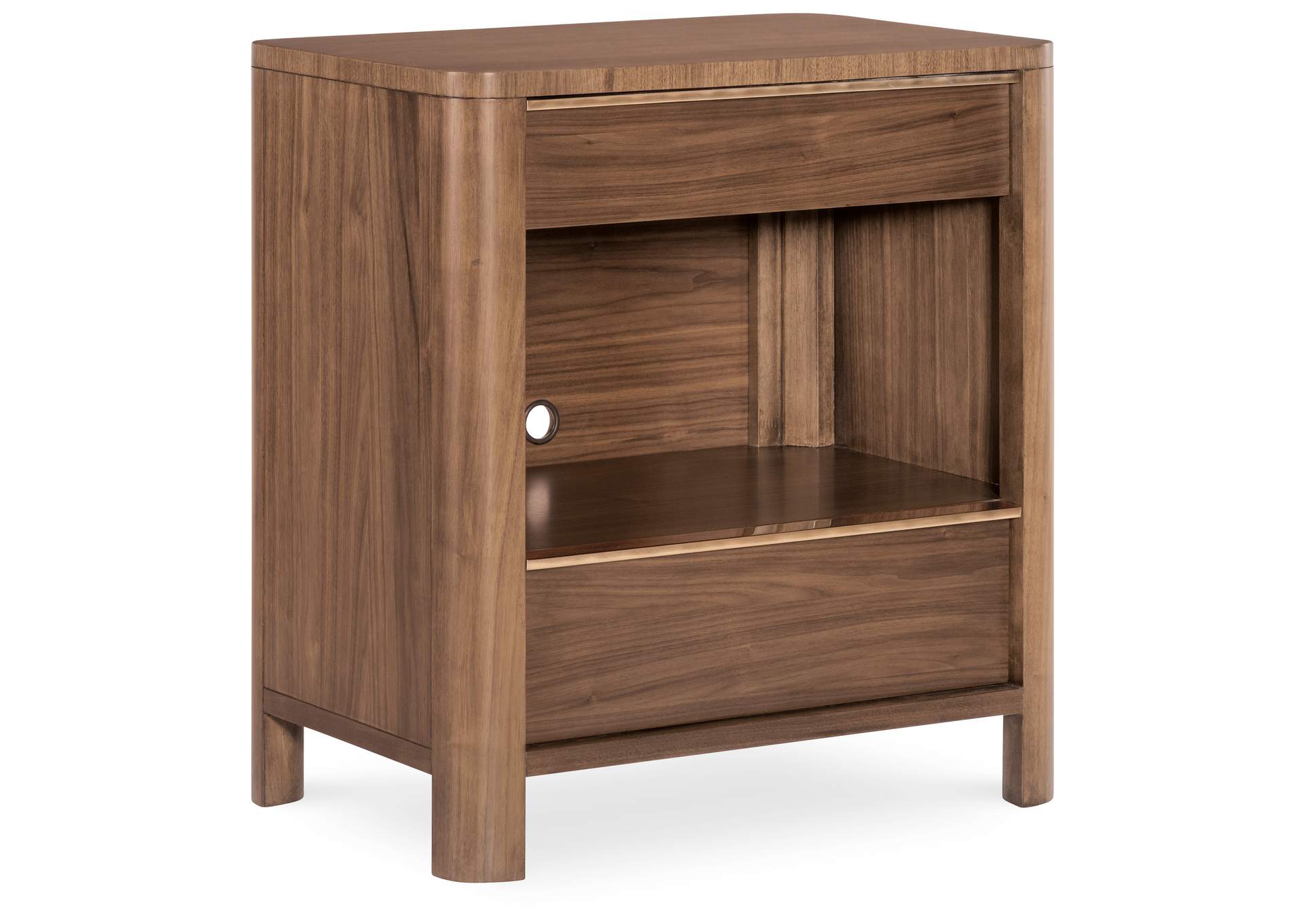 Eleana Two Drawer Nightstand image 1