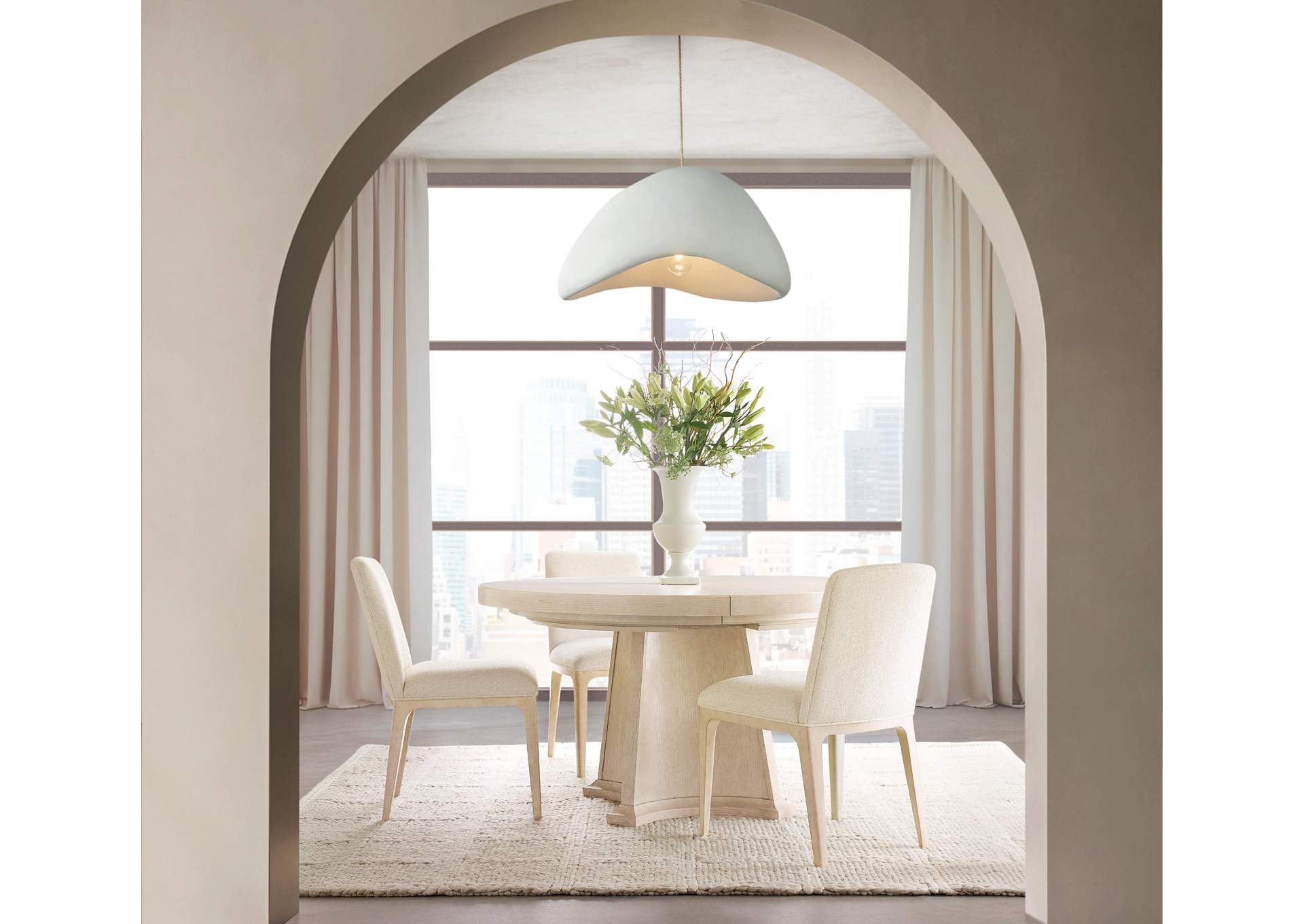 Westwood Round Dining Table With One 20 - Inch Leaf image 8