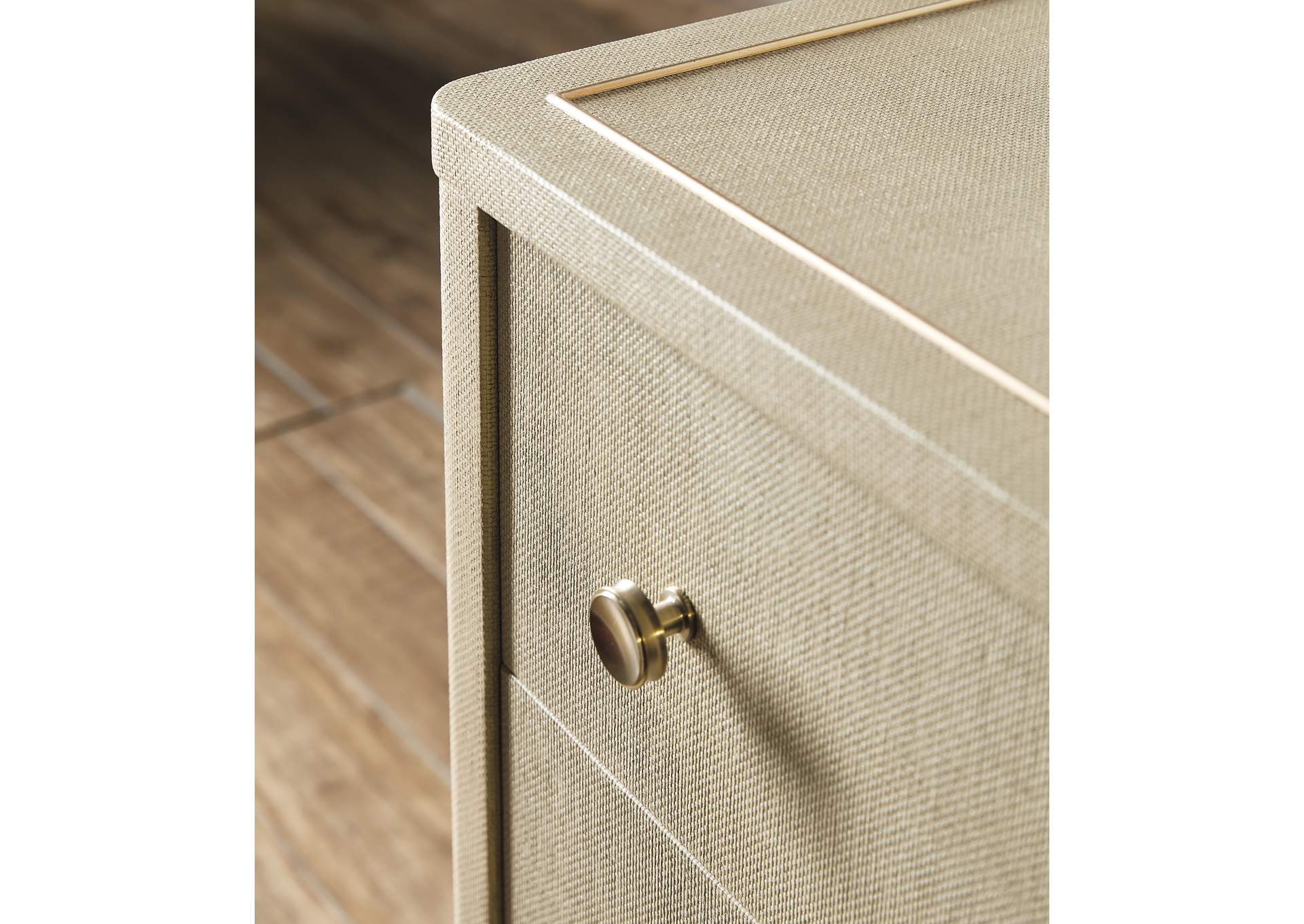 Archives Raffia Three - Drawer Chest image 6