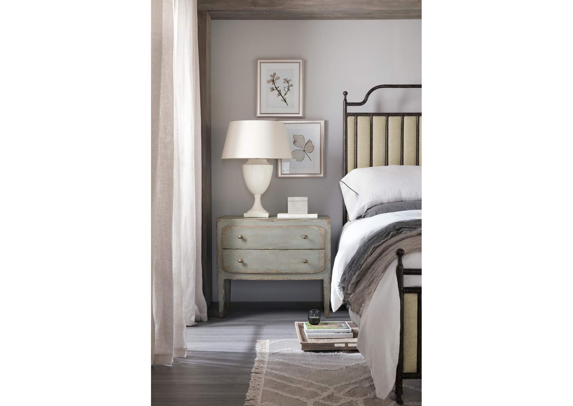 Ciao Bella Two - Drawer Nightstand - Speckled Gray image 5