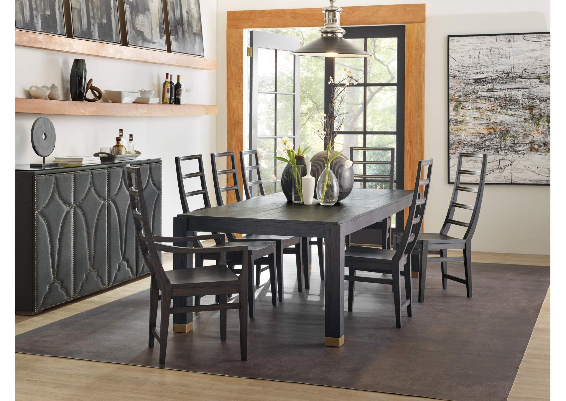 Curata Rectangle Dining Table With 2 - 20In Leaves image 4