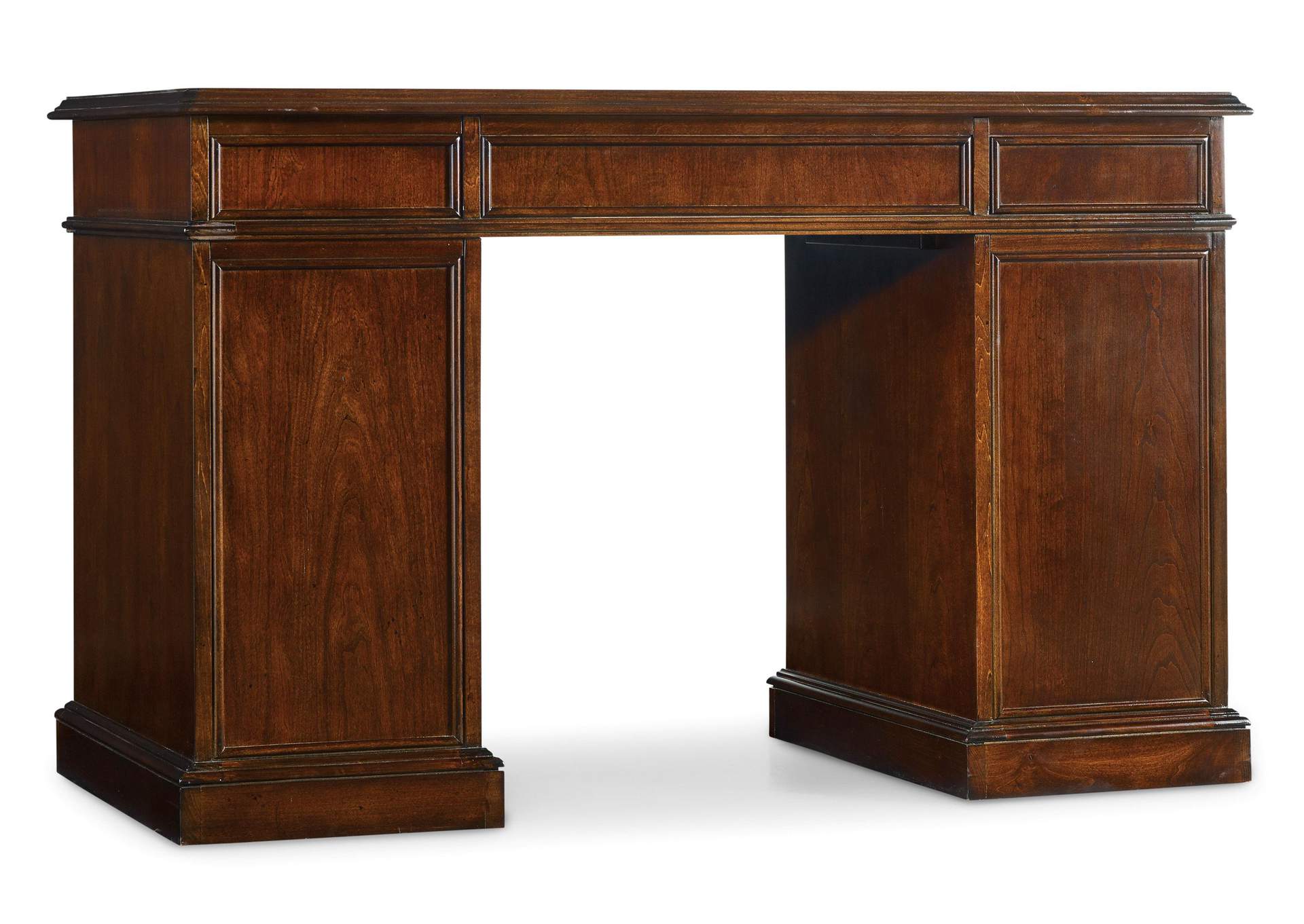 Cherry Knee - Hole Desk - Bow Front