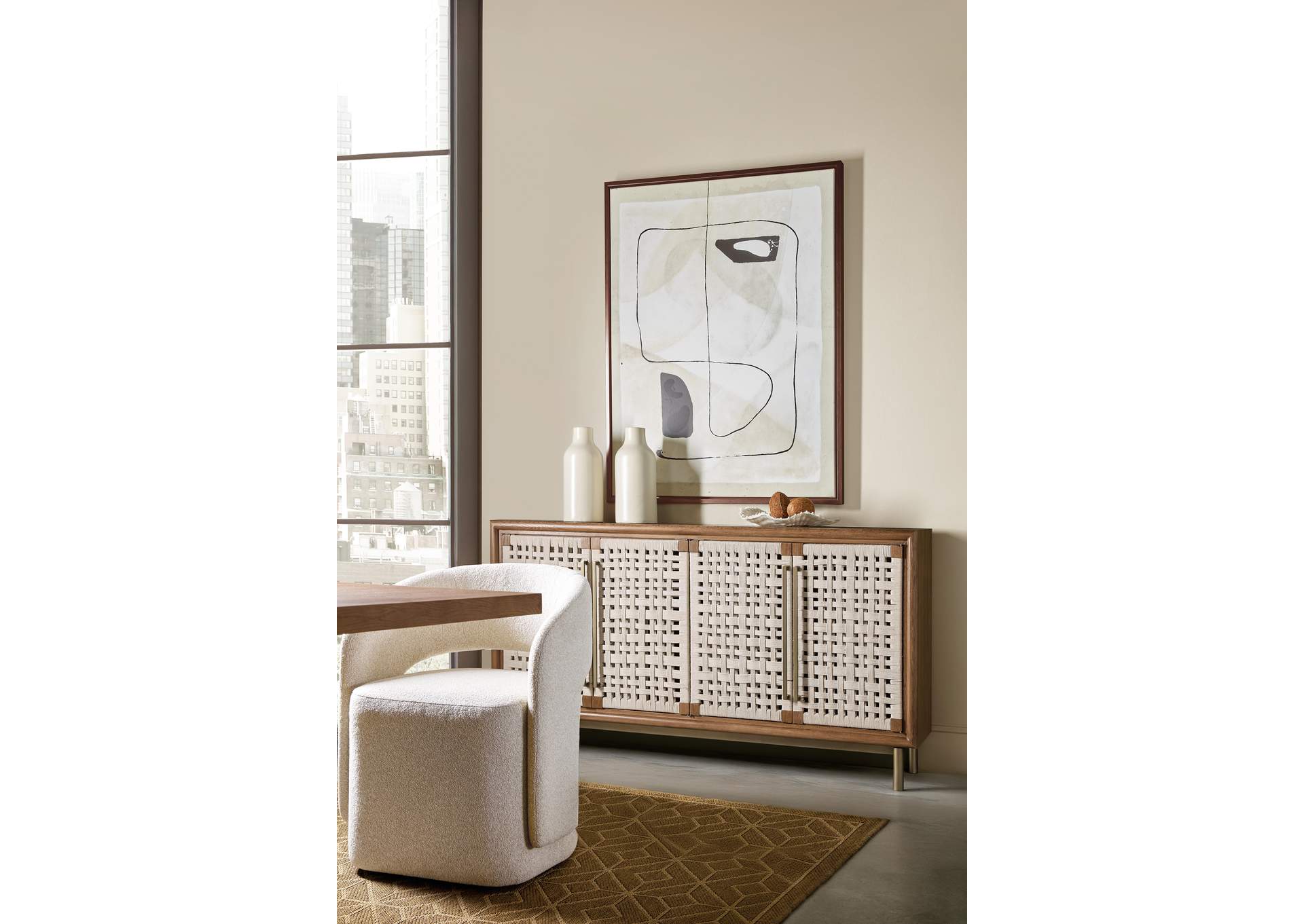 Commerce and Market Open Concept Upholstered Dining Chair image 7
