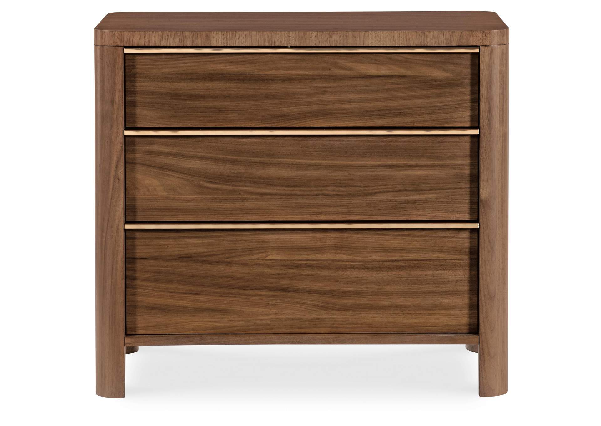 Eleana Three Drawer Nightstand image 3