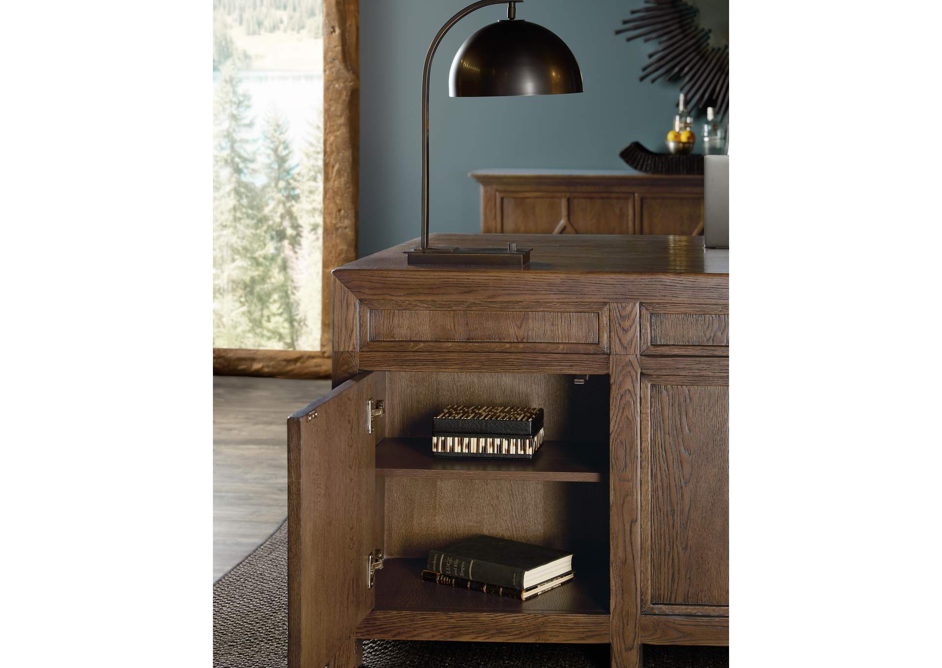 Driftwood Executive Desk image 9