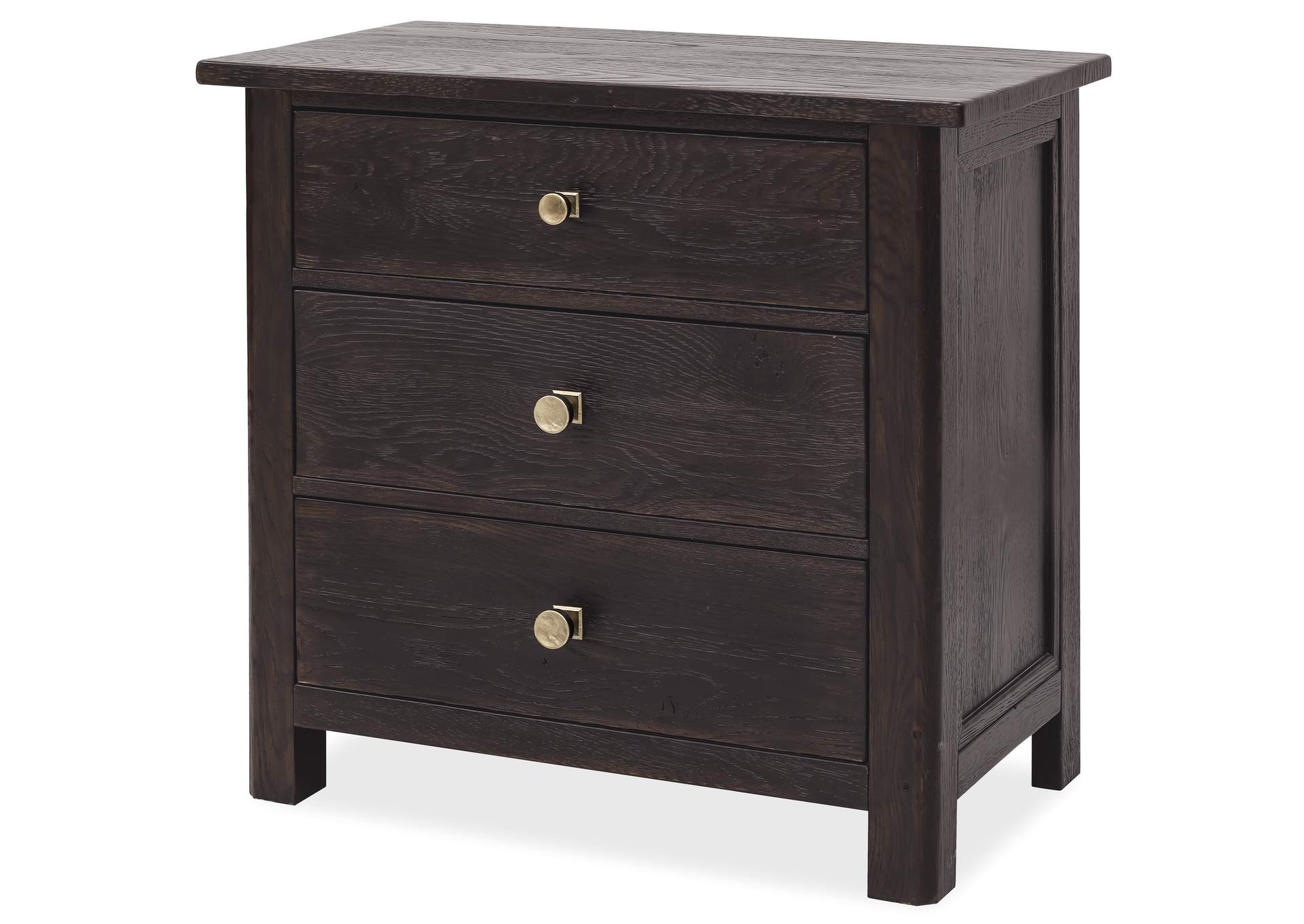 Driftwood Three - Drawer Nightstand image 3