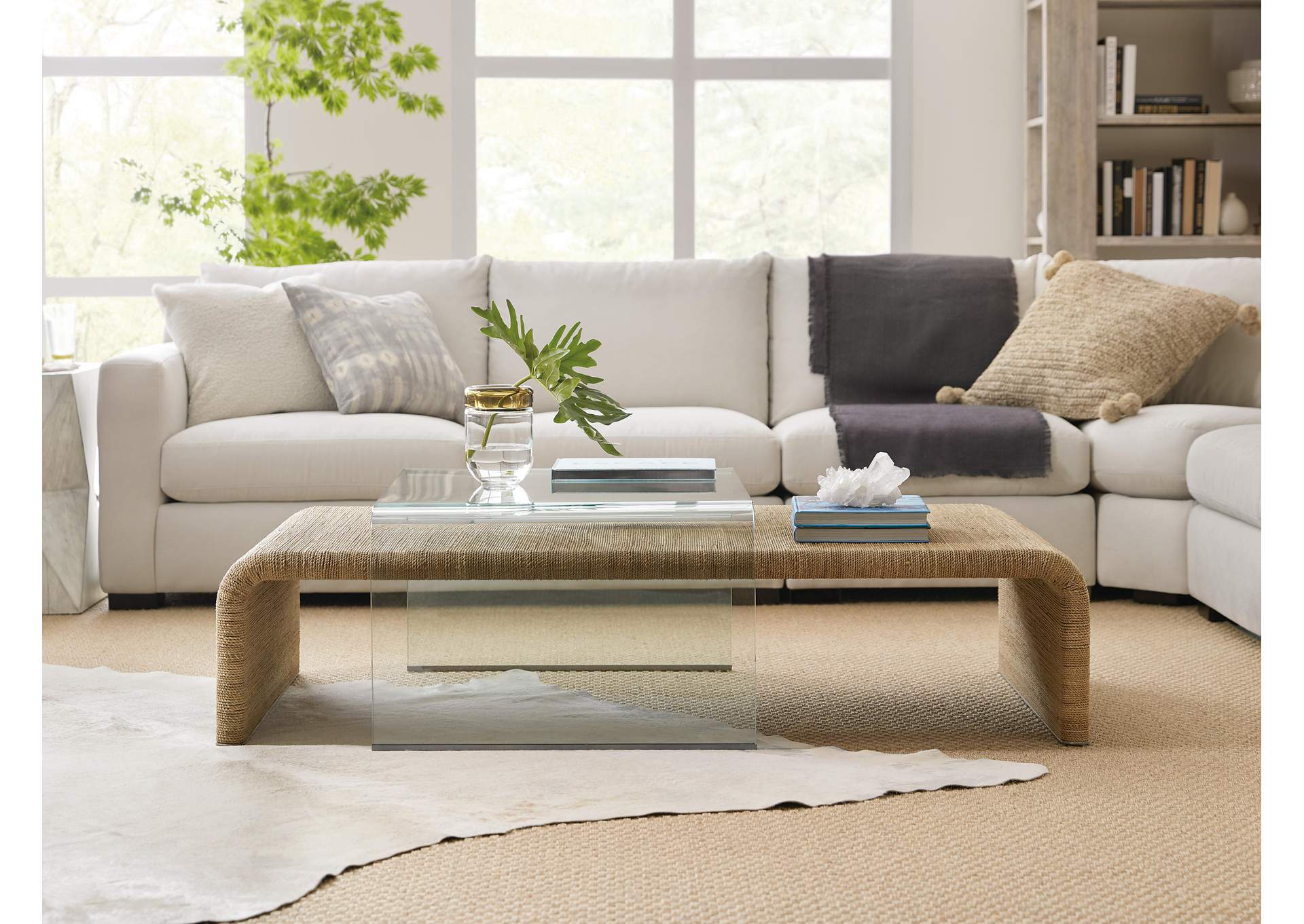 Amani Rope and Glass Cocktail Table image 6