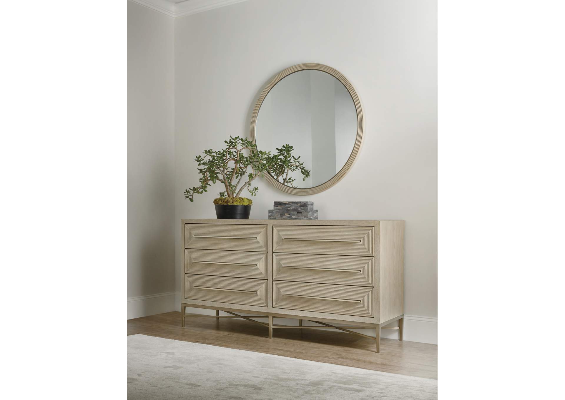 Cascade Round Mirror image 7
