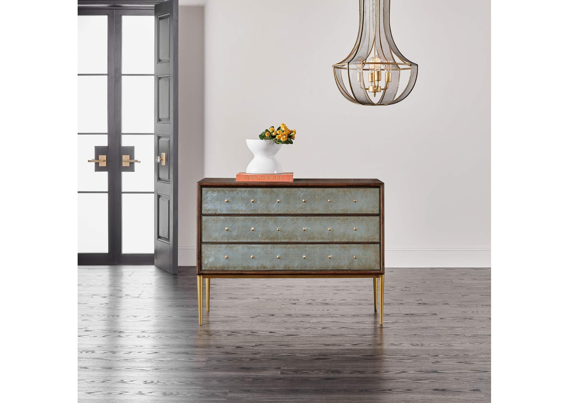 Melange Estrella Three Drawer Chest image 4