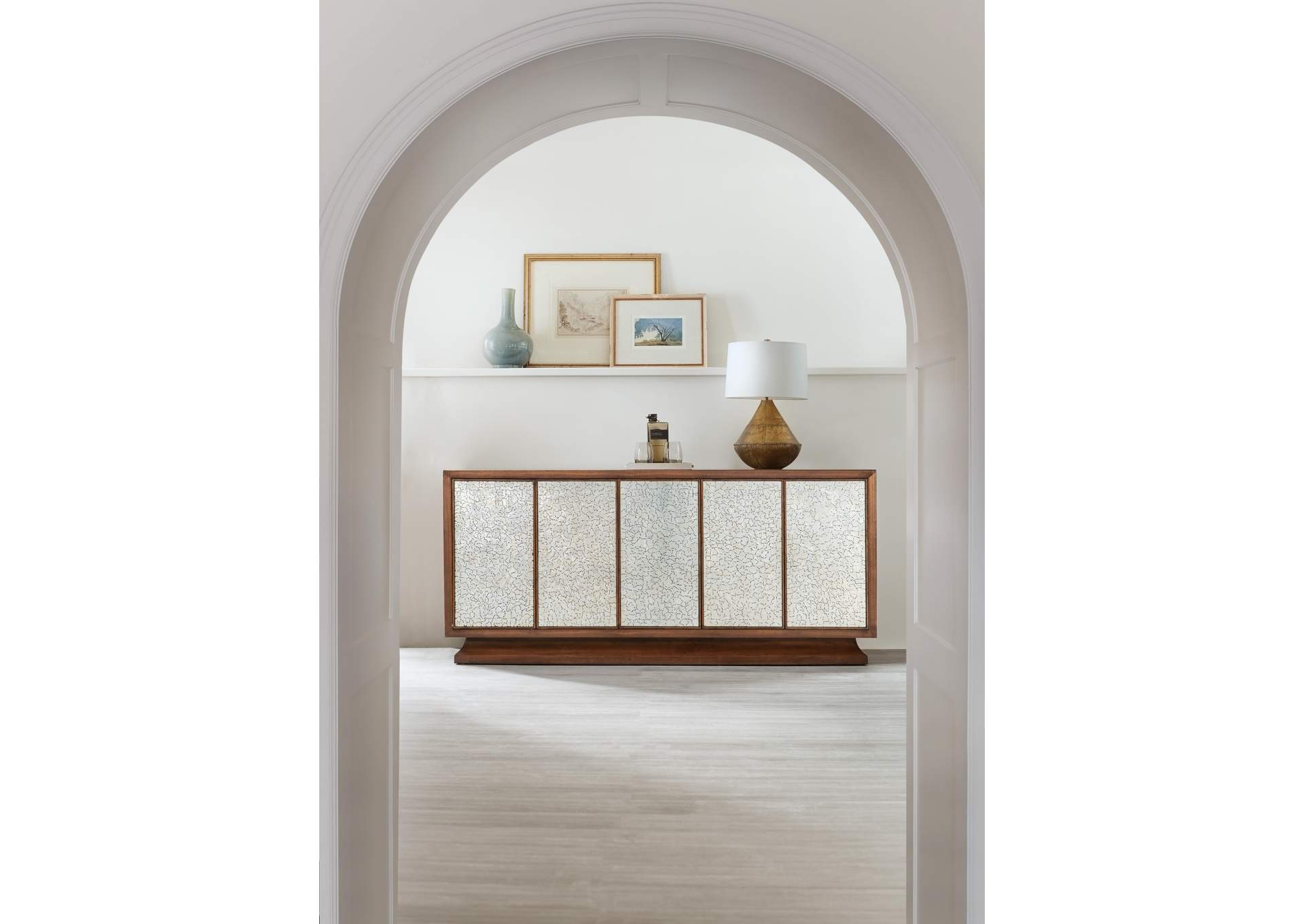 Melange Lloyds Leopard Entertainment Credenza image 6