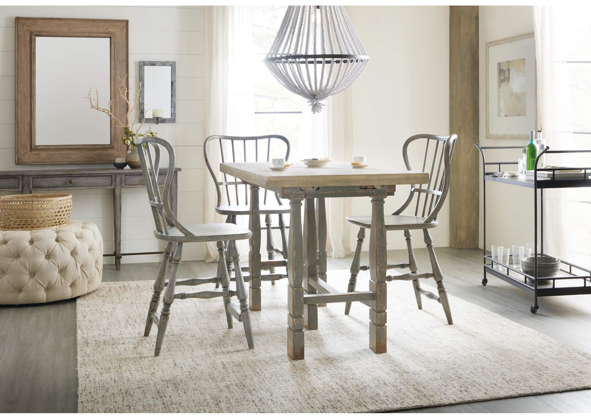 Ciao Bella Spindle Back Counter Stool - Speckled Gray image 4