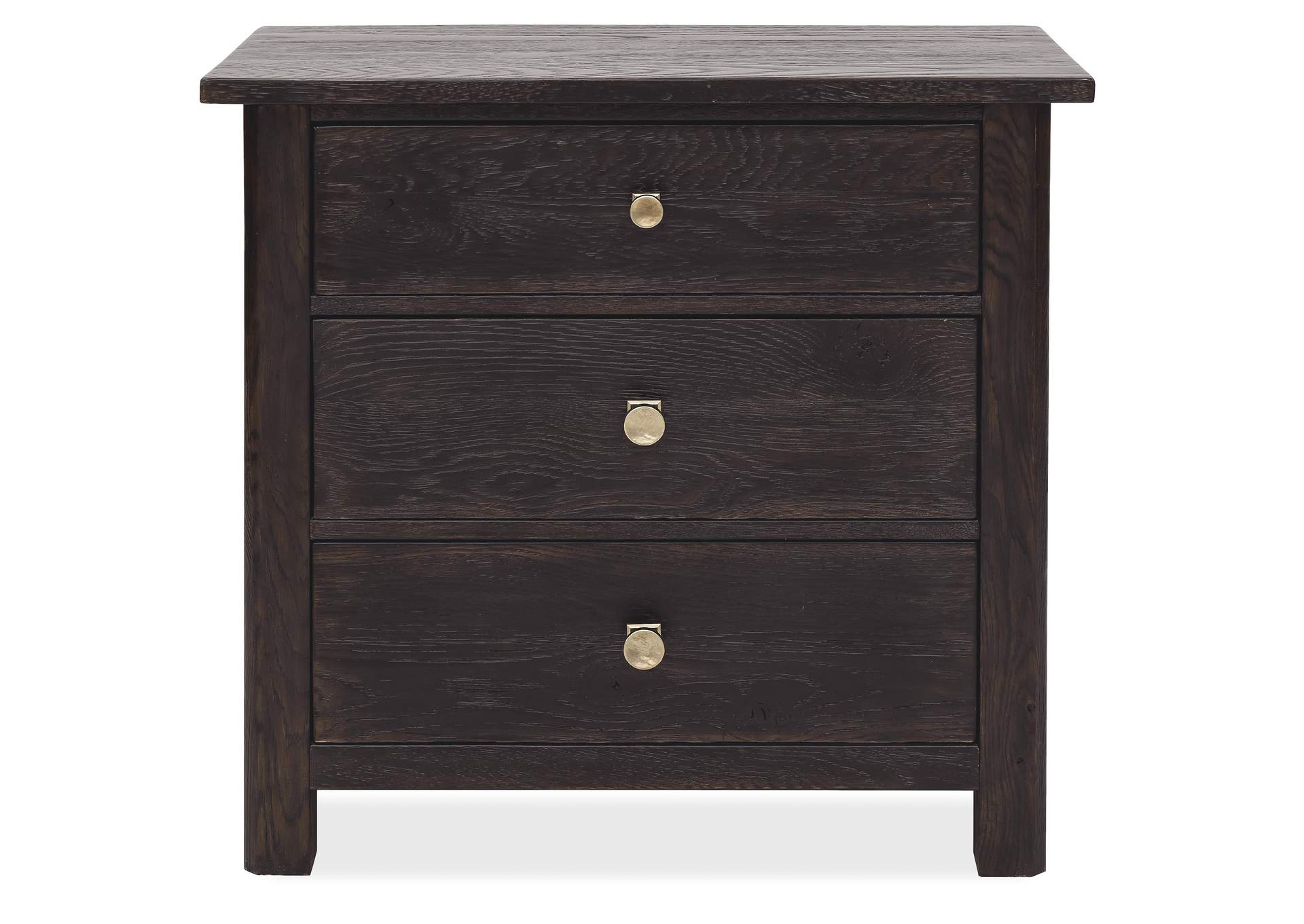 Driftwood Three - Drawer Nightstand image 4