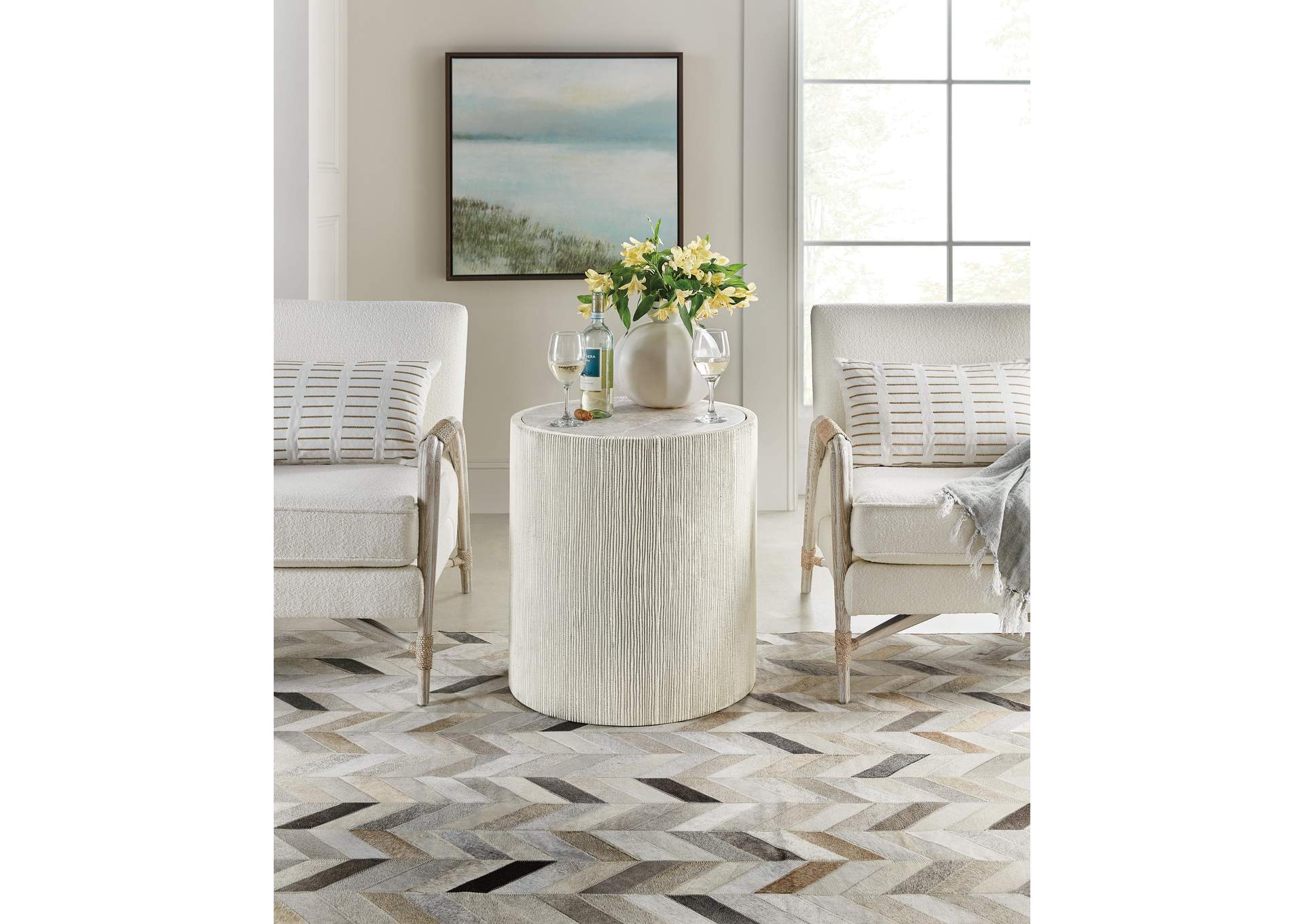 Serenity Swale Round Side Table image 5