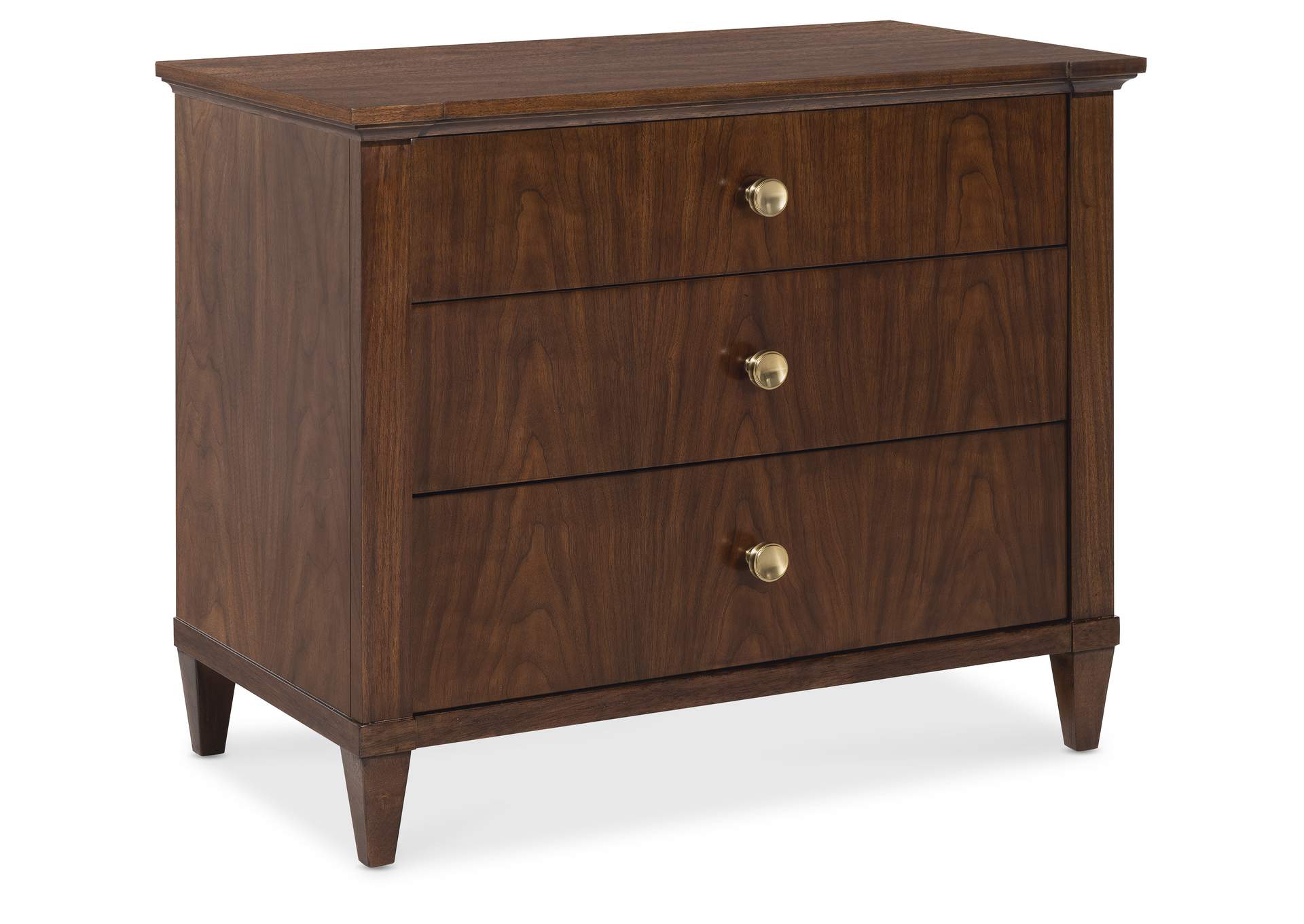 Archives Three - Drawer Nightstand image 1