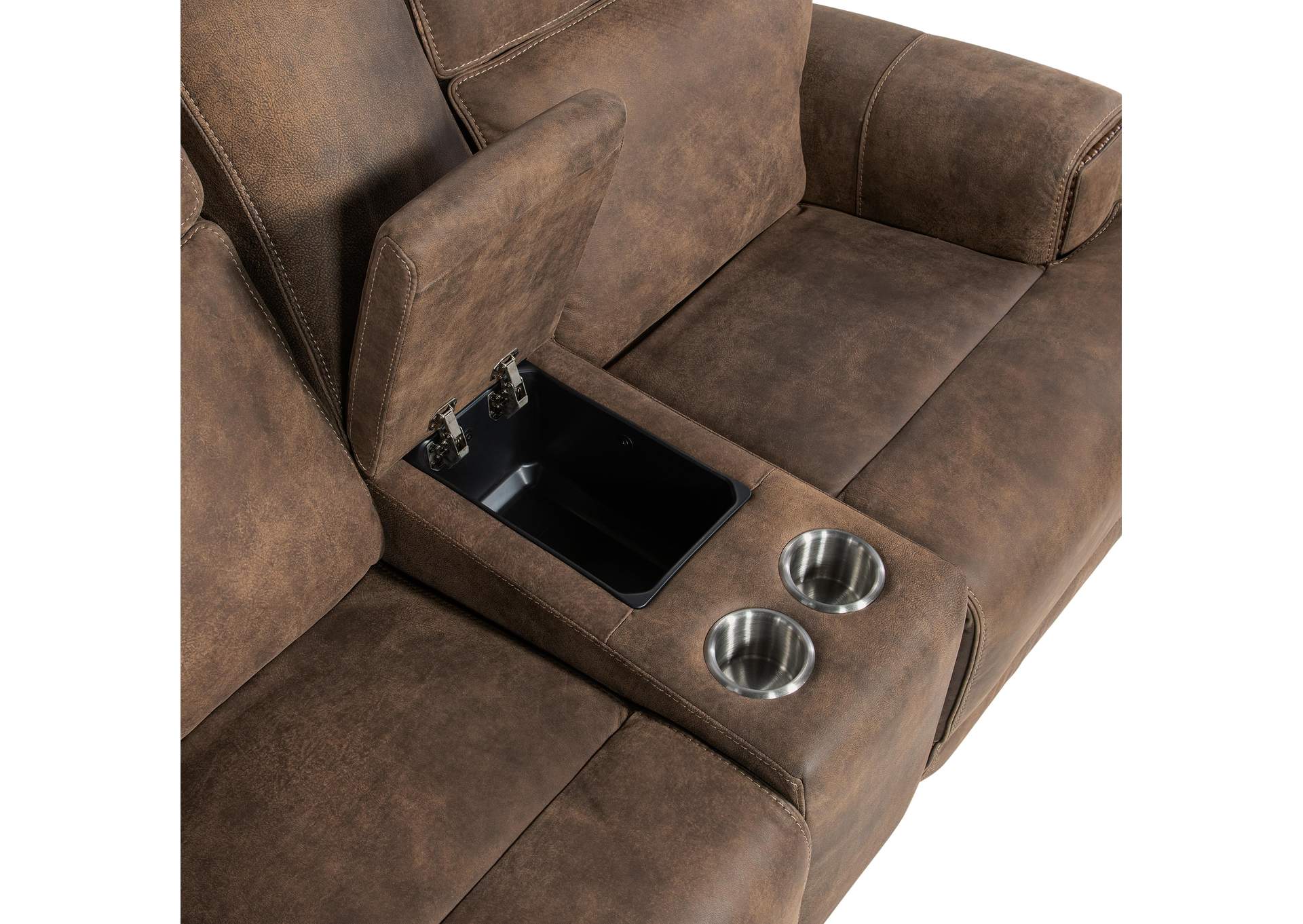 Wheeler Console Loveseat With Power Recline & Power Headrest image 9