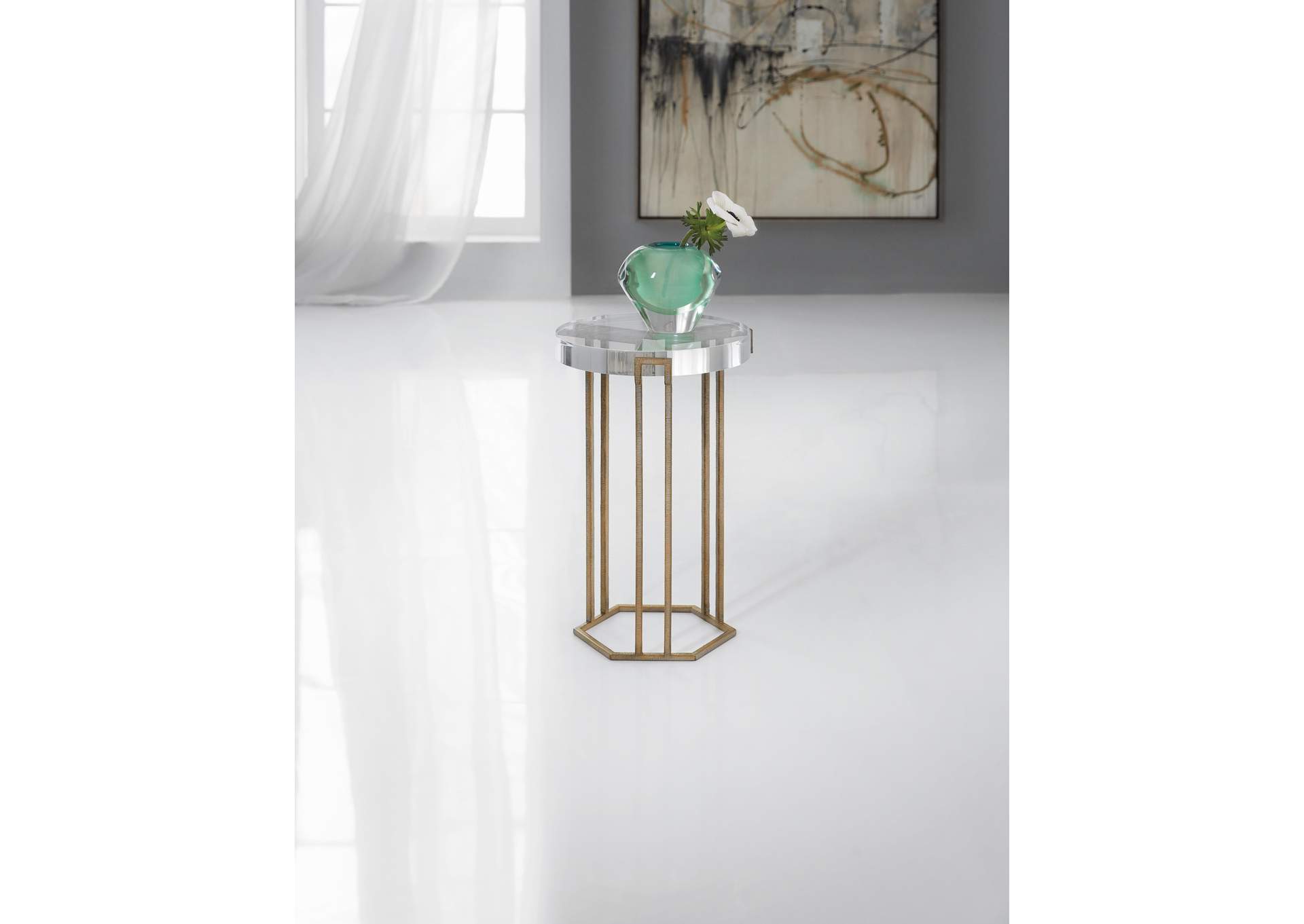 Melange Grove Round End Table image 4