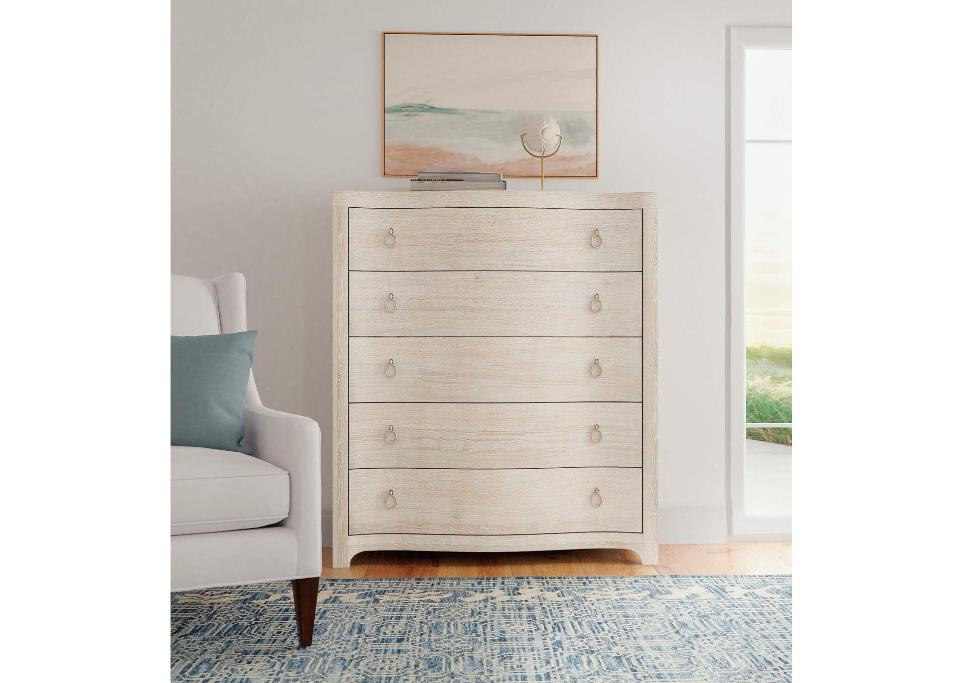 Serenity Monterey Five Drawer Chest image 5
