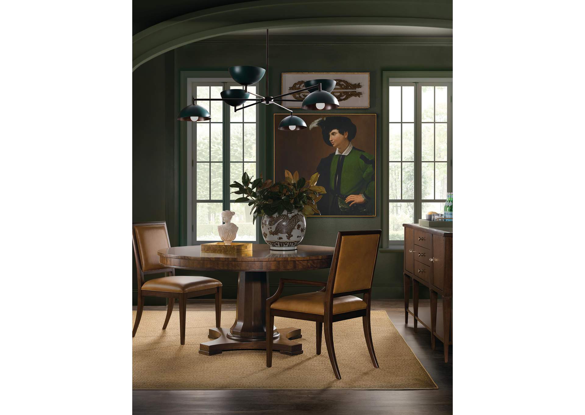 Archives Round Pedestal Dining Table image 9