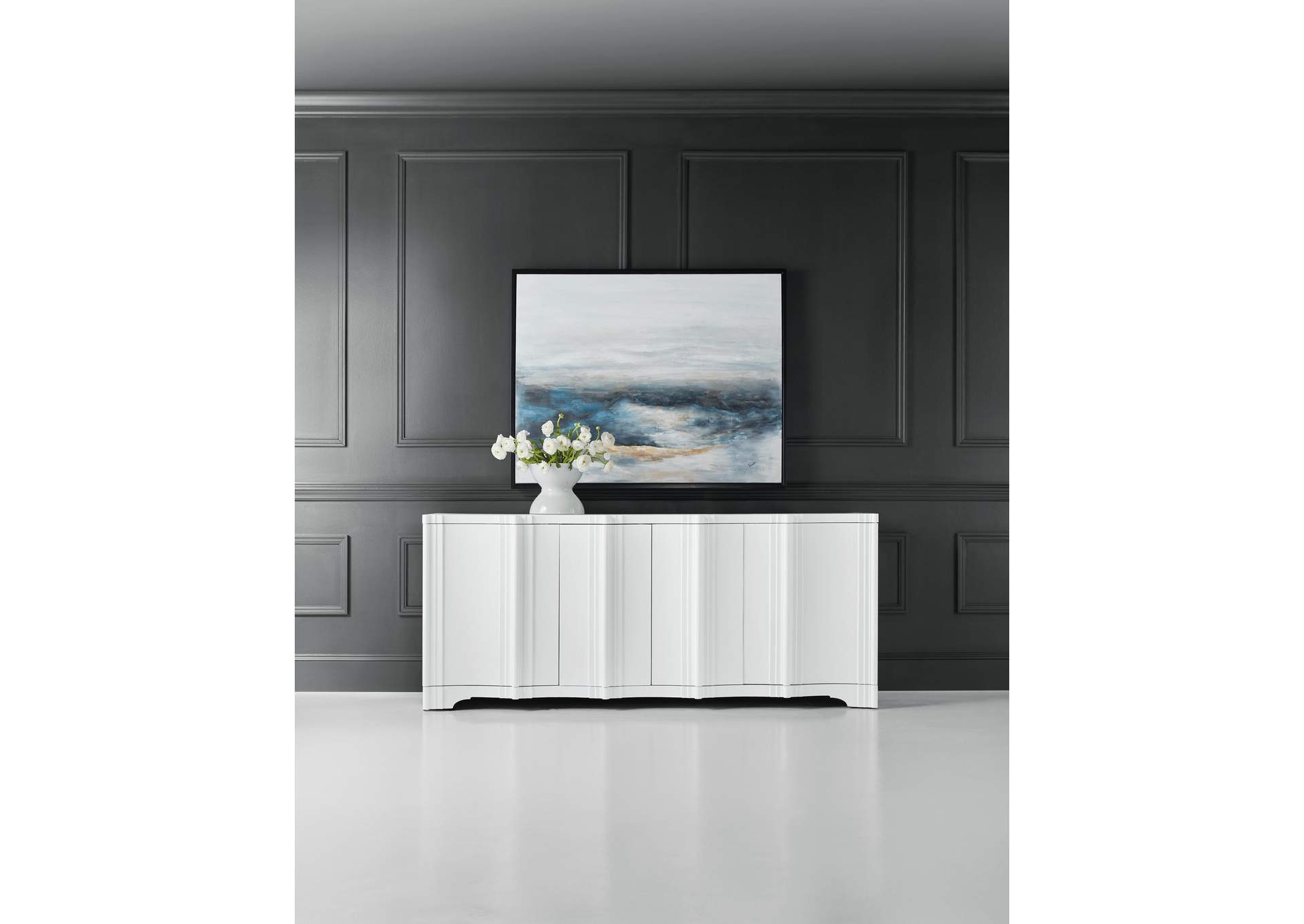 Melange Corinth Four Door Entertainment Console image 7