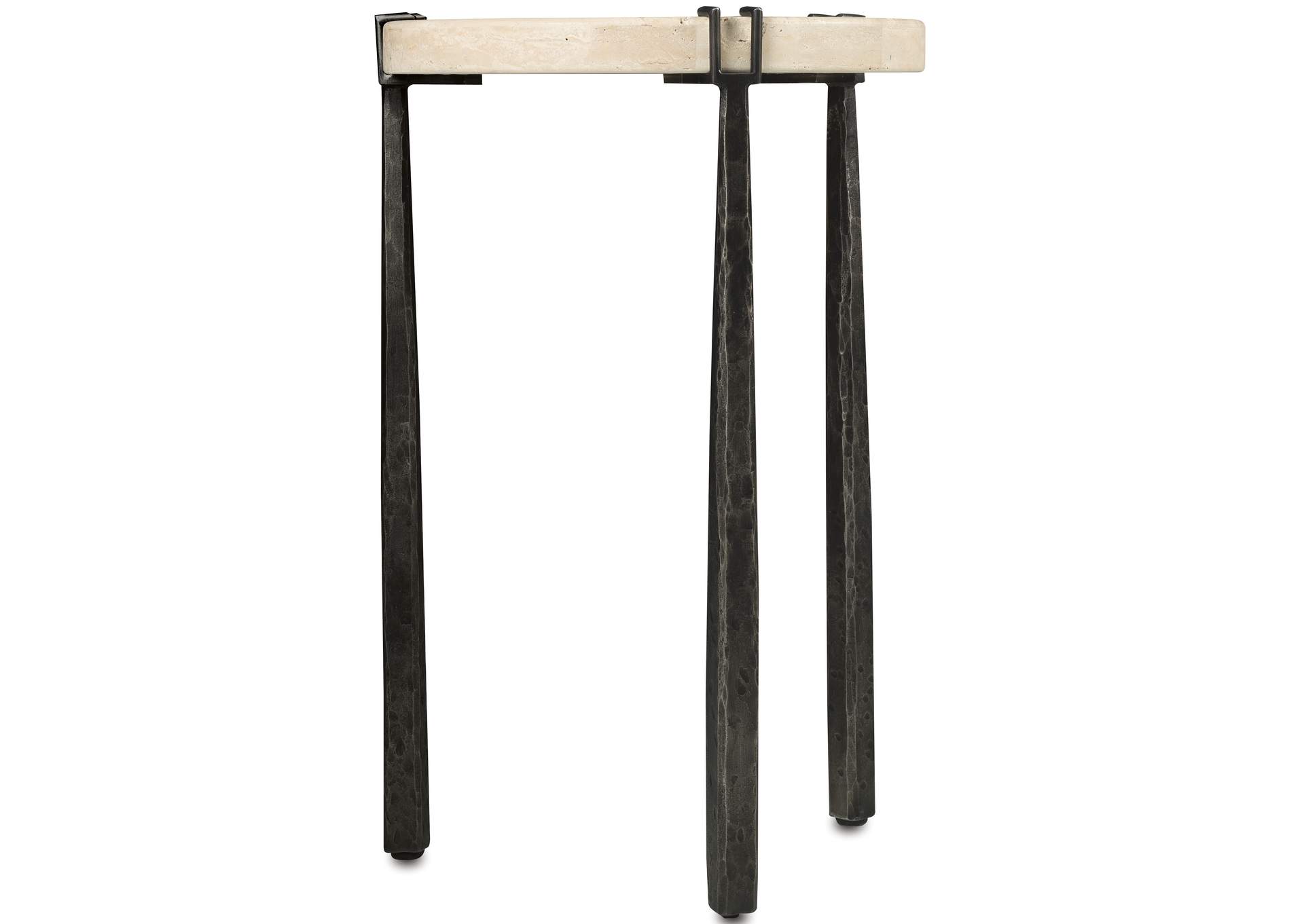 Driftwood Metal Spot Table image 1