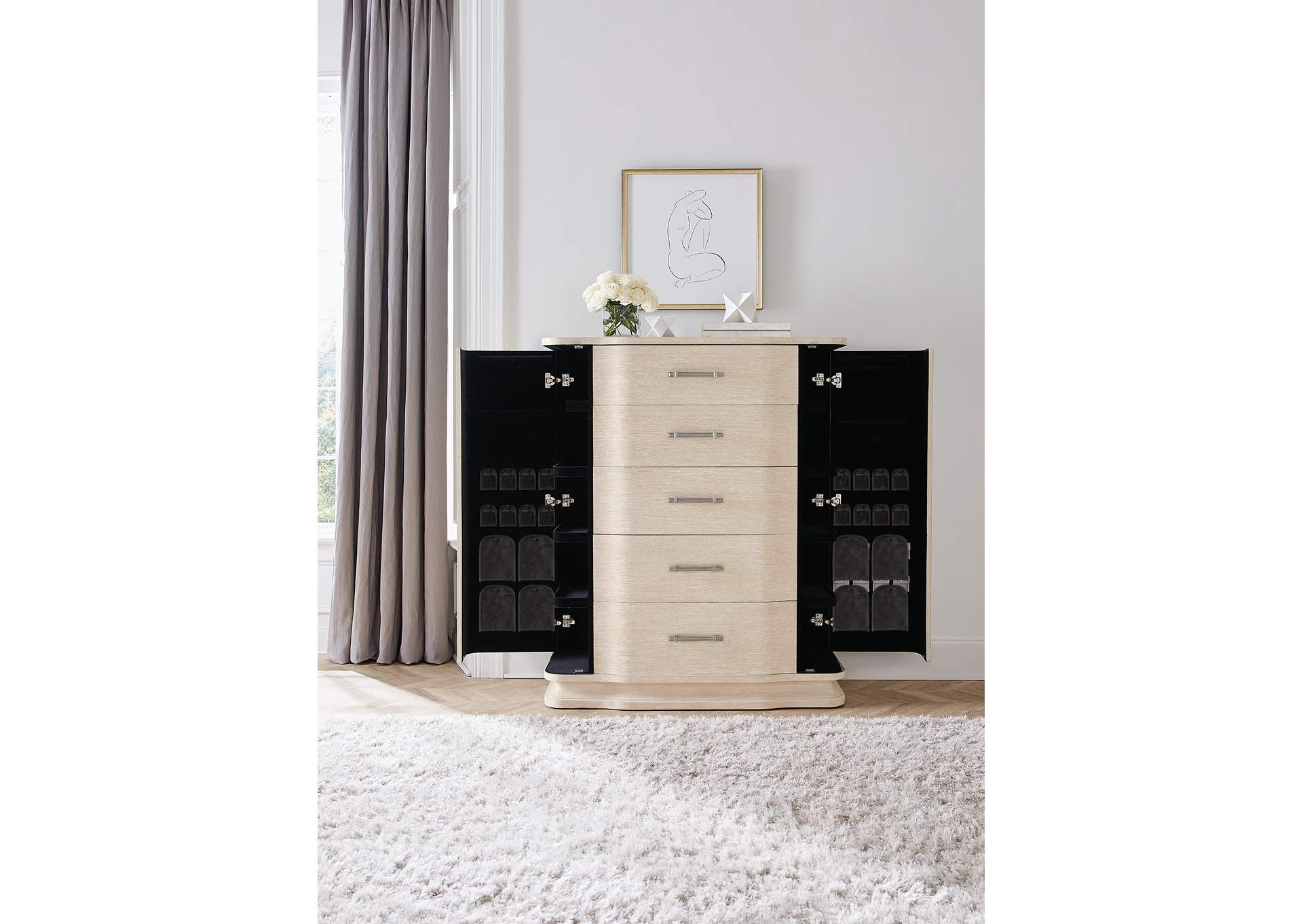 Nouveau Chic Five Drawer Chest image 7