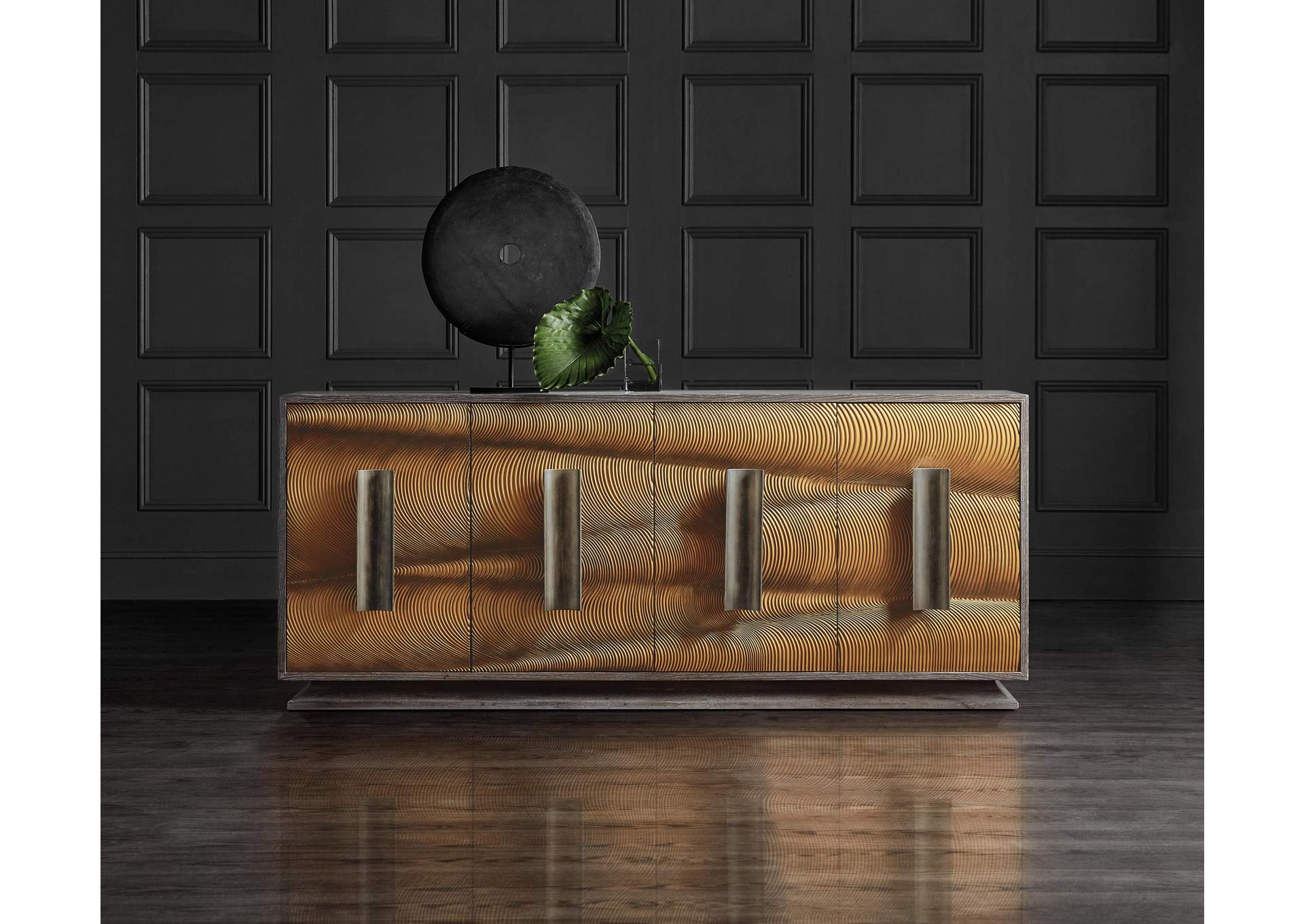 Melange Swaley Four Door Credenza image 5
