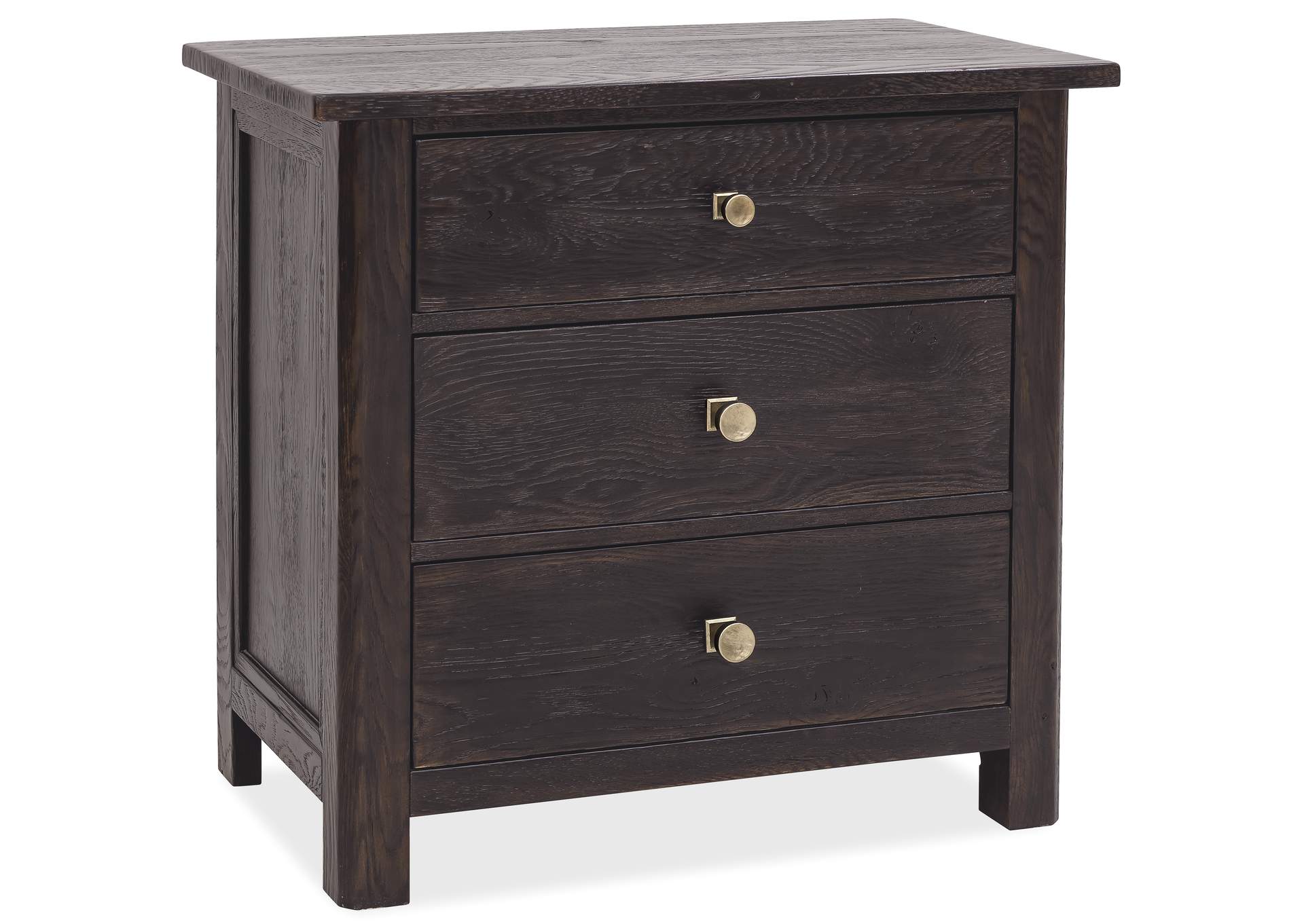 Driftwood Three - Drawer Nightstand image 1