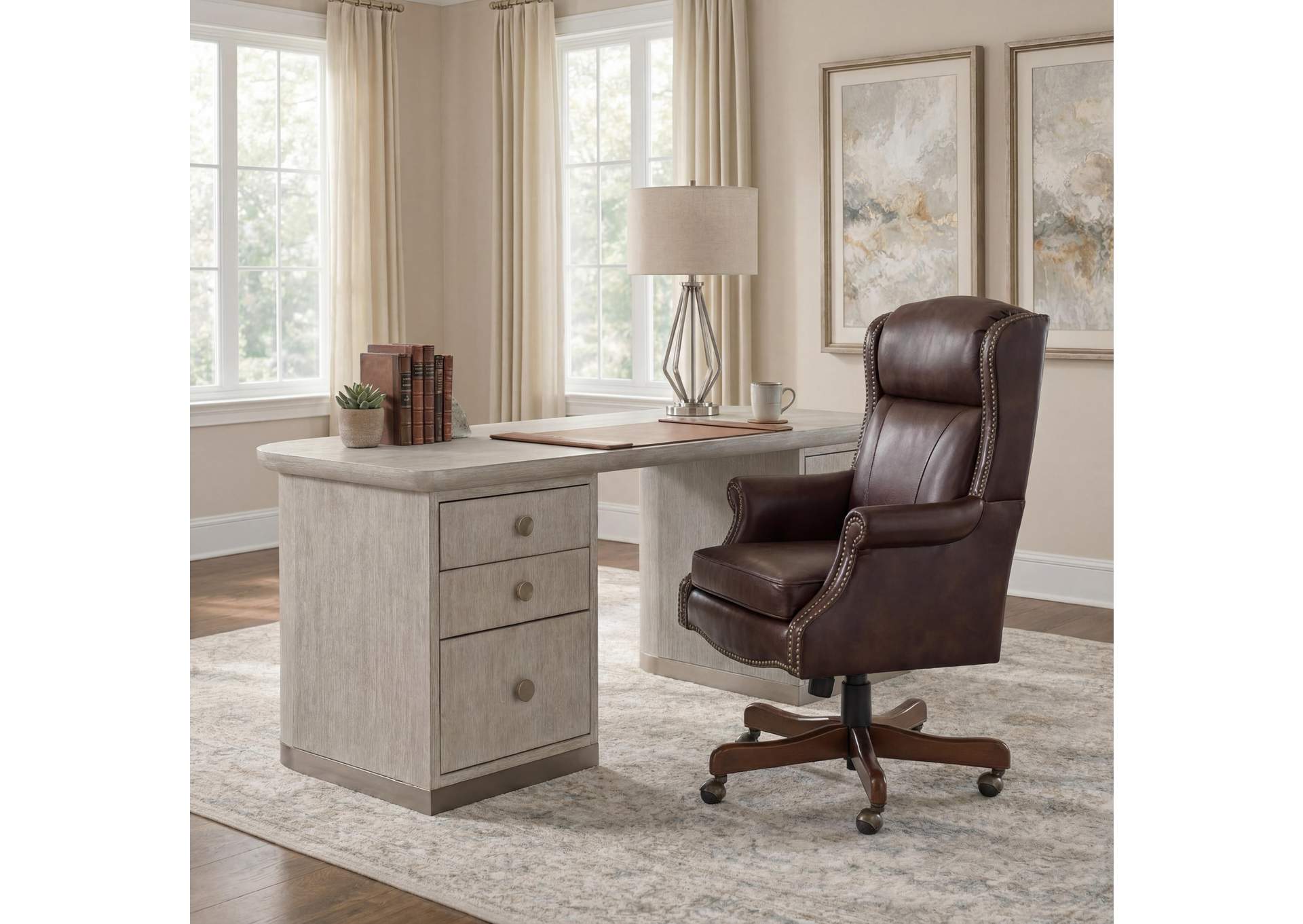 Merlin Executive Swivel Tilt Chair image 3