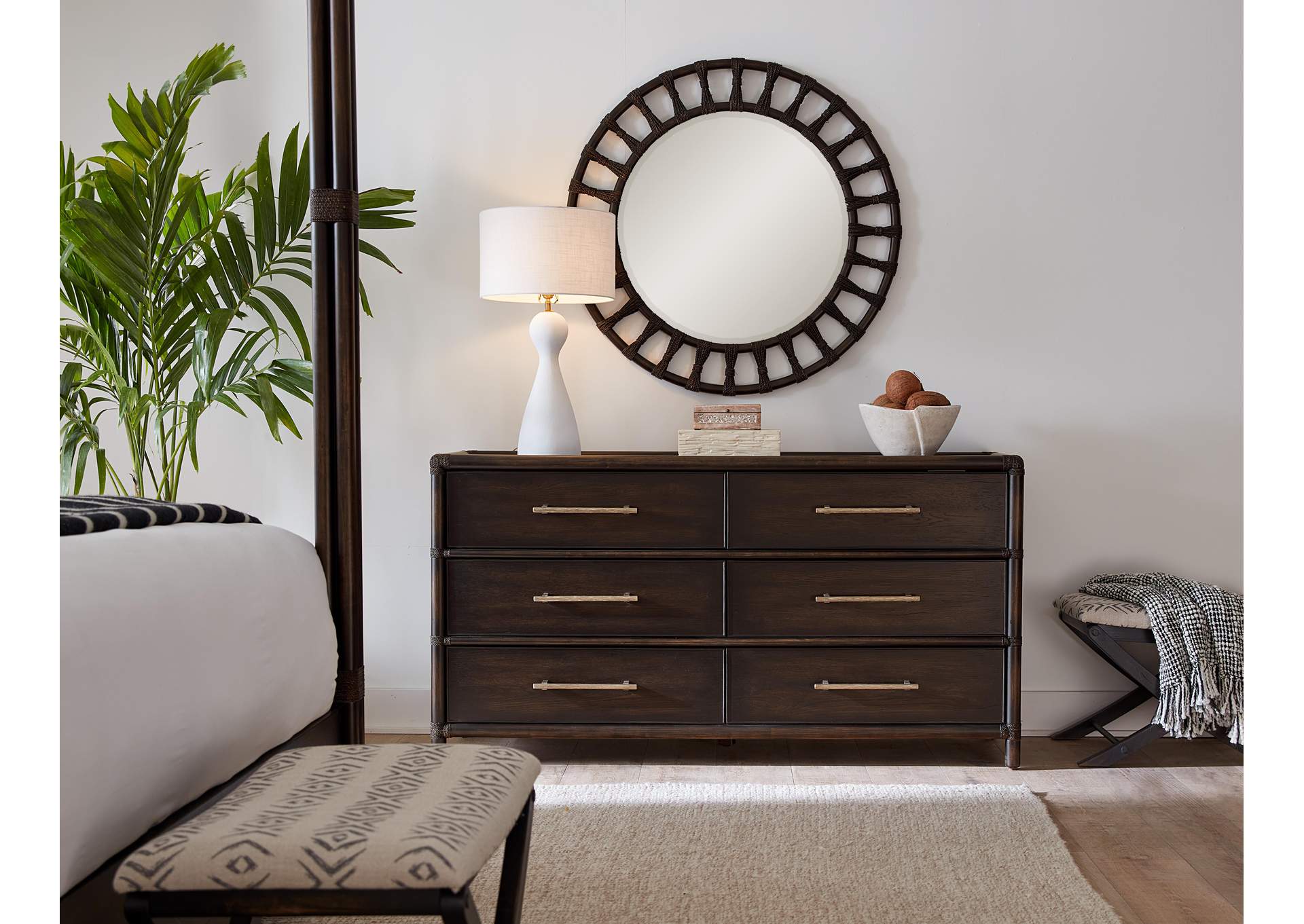Retreat Pole Rattan Dresser image 6