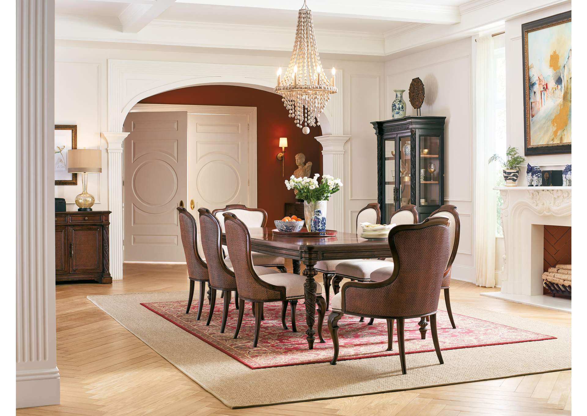 Charleston Upholstered Arm Chair image 5